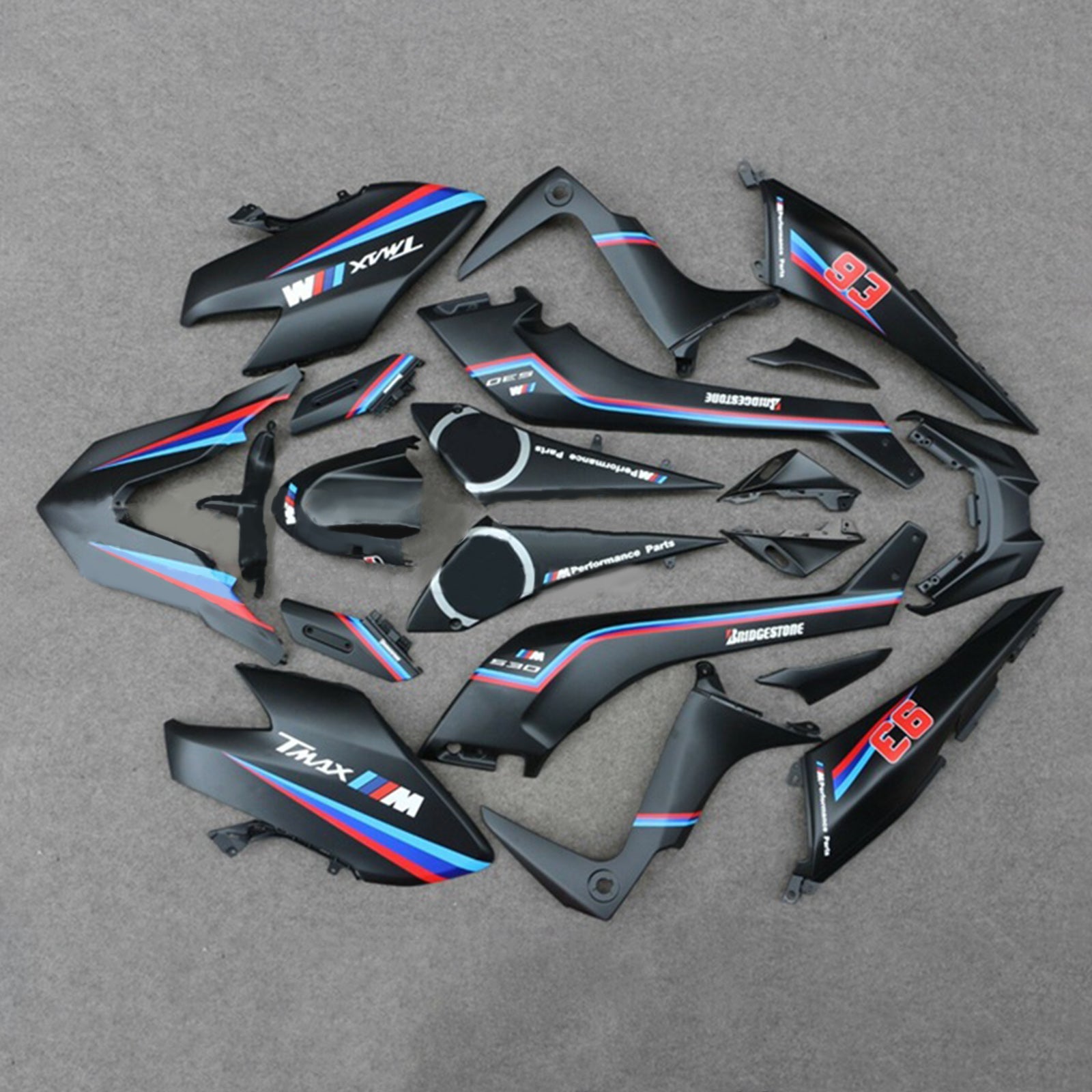 Kit de carénage Yamaha T-Max TMAX530 2017-2018 Carrosserie ABS