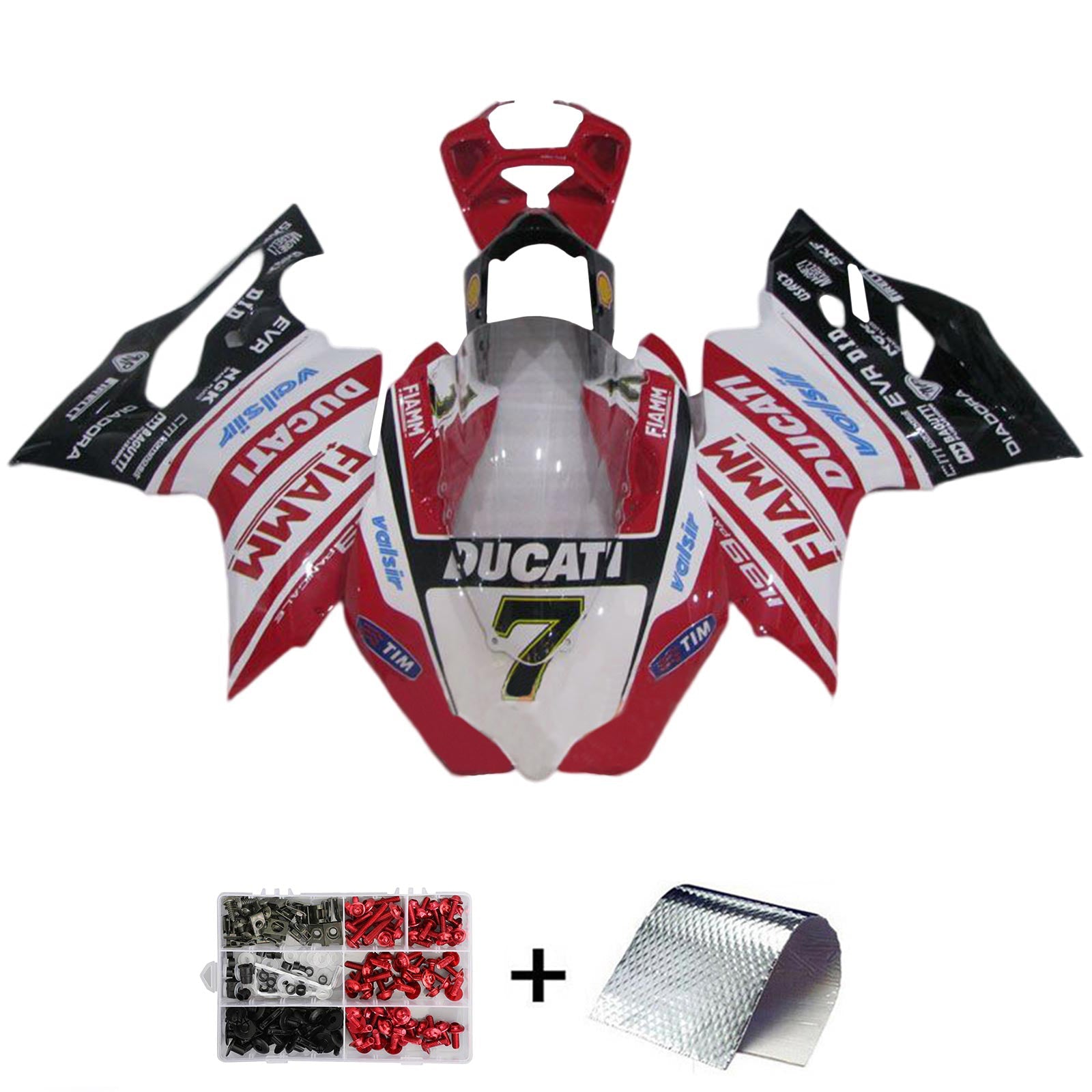 2012-2015 Ducati 1199 899 Súprava na vstrekovanie kapoty karoséria plastový ABS#113