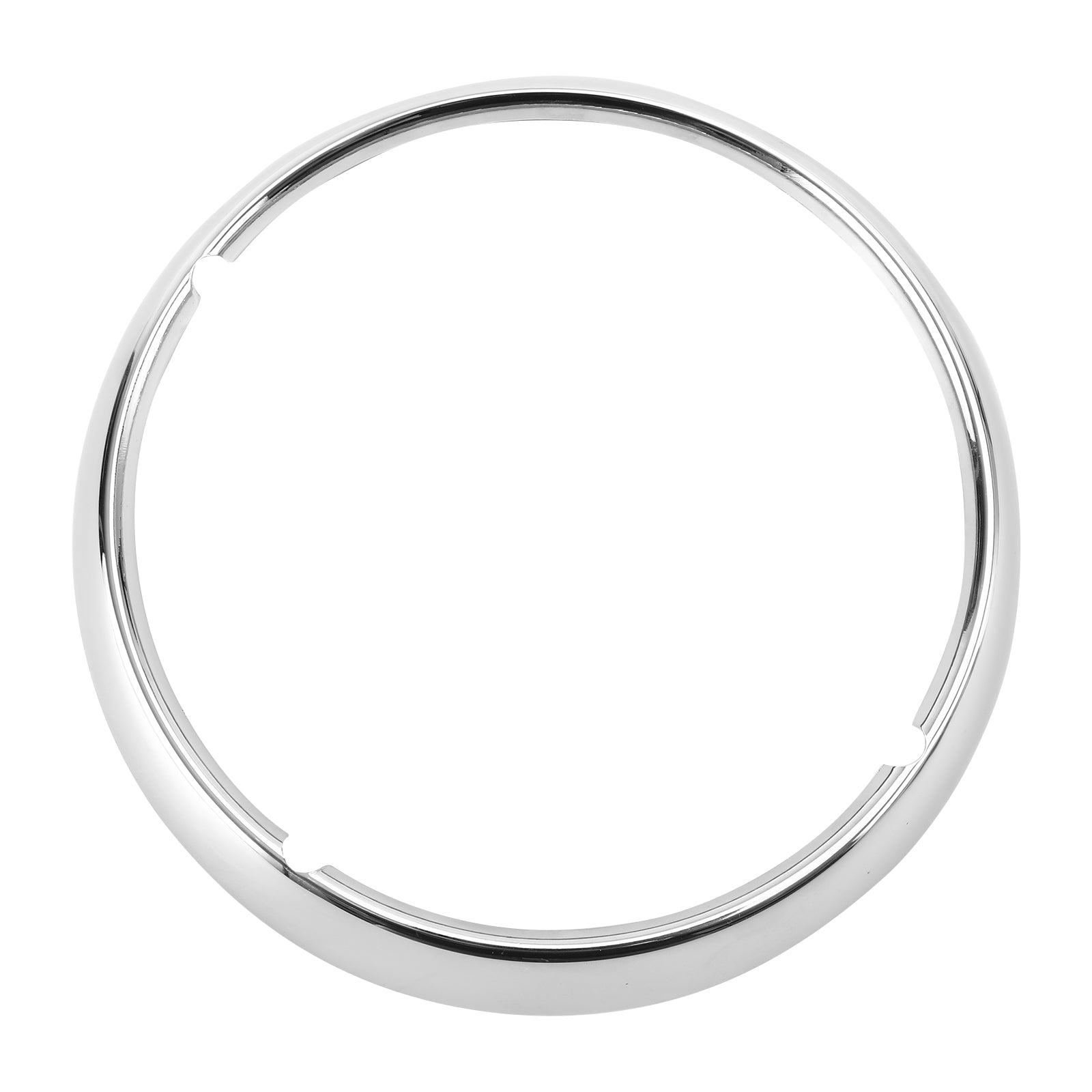 7" Guarnição de farol cromada com anel de luz para Touring Road King 67712-83A genérico