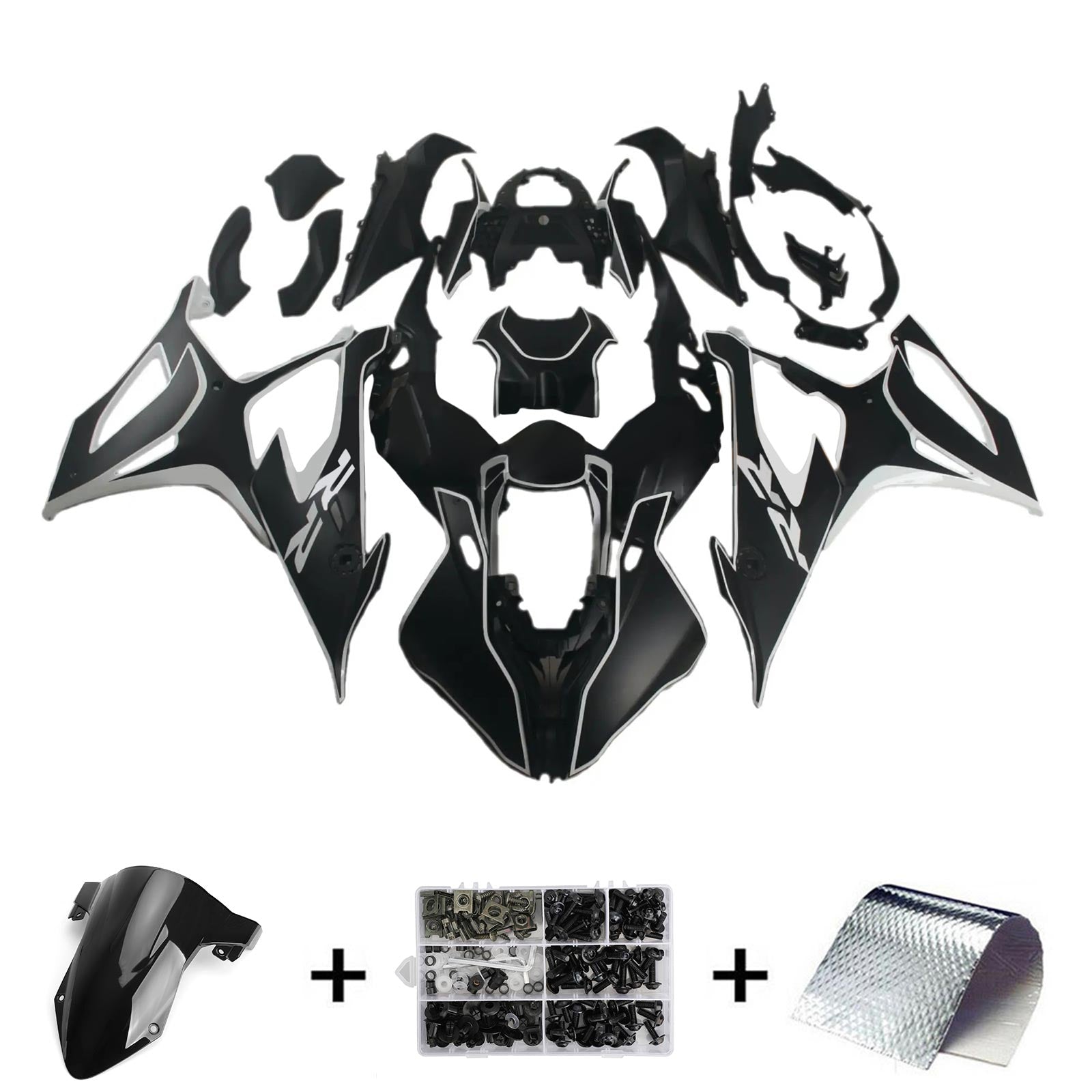 2019-2022 BMW M1000RR S1000RR Kit de carénage carrosserie plastique ABS