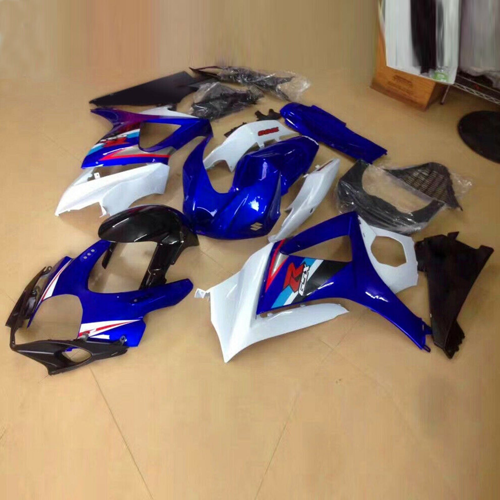 2007-2008 Suzuki GSXR1000 K7 Maľované injekčné kapotáž karoséria Amotopart #32