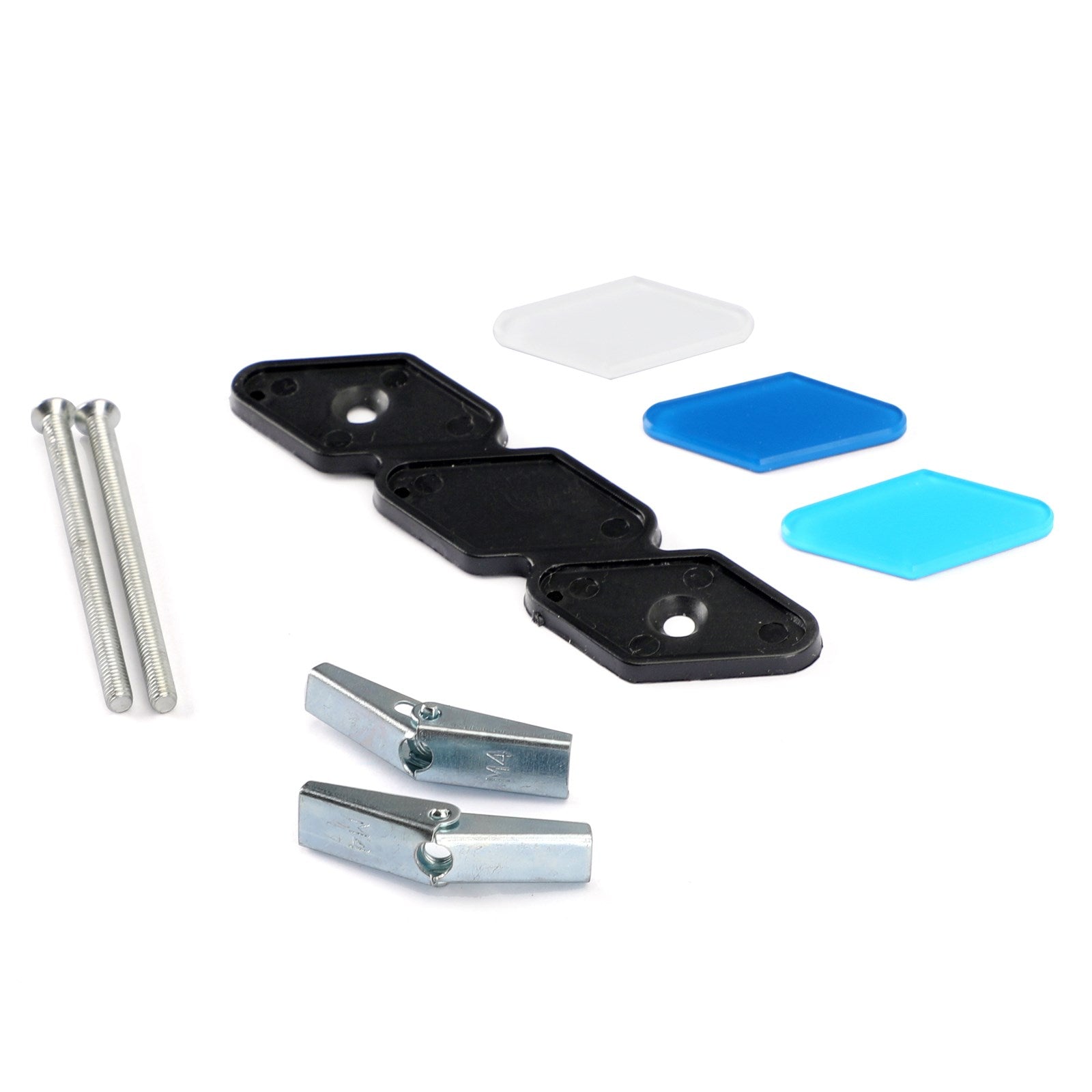 Tri-Color 3 Grille Badge Emblem för Toyota Tacoma 4Runner Tundra Rav4 Highlander Generic