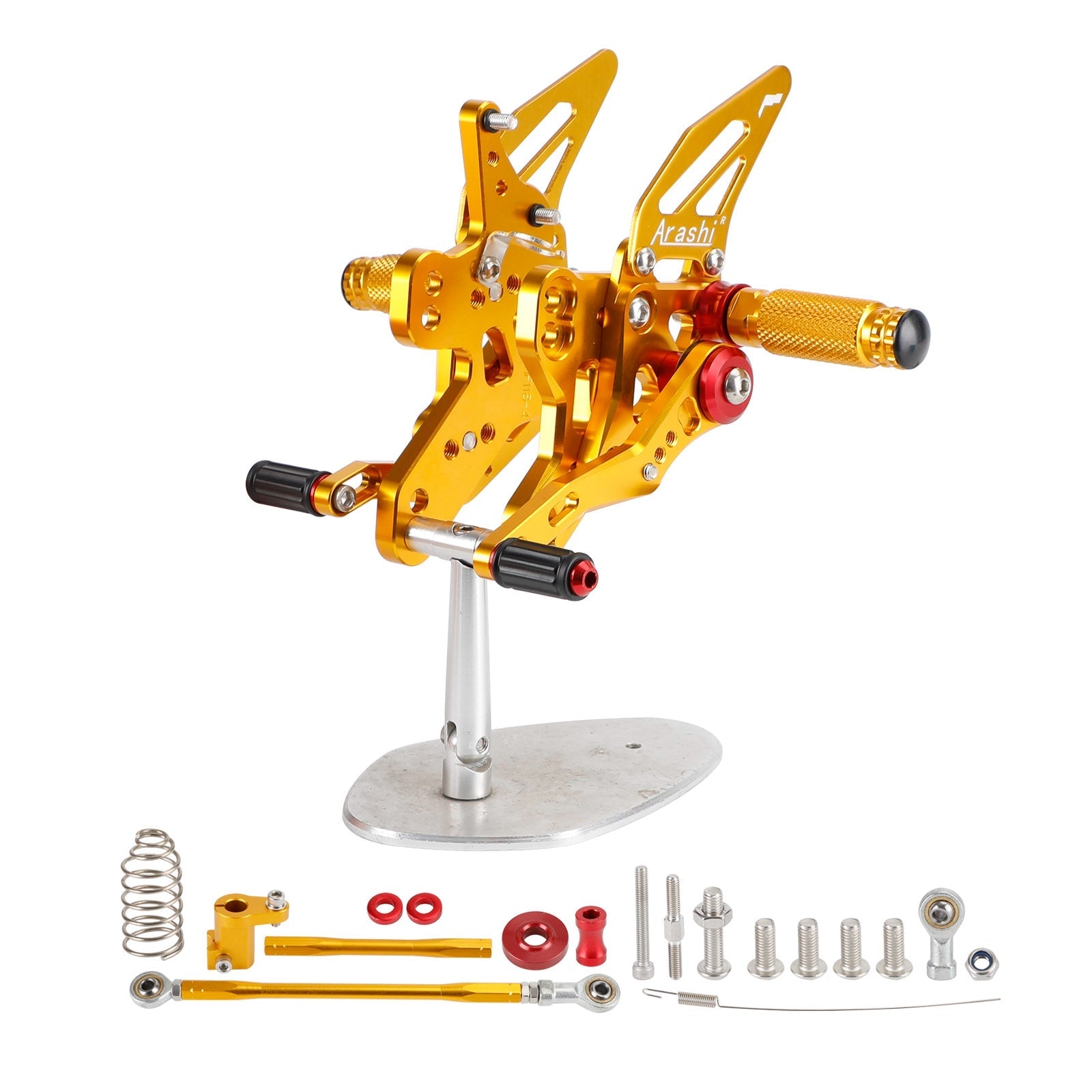 2019-2023 Honda CB CBR 650 R 650 F CNC Estriberas traseras de aluminio