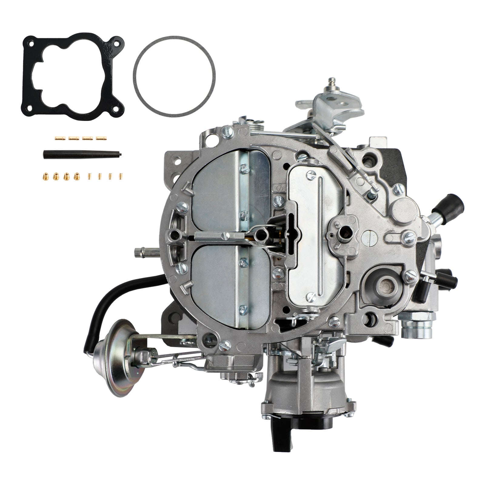 Karburátor Quadrajet 4 BBL, motory 305-350, elektrická tlmivka s objemom 650 CFM, vhodná pre autá Chevrolet & Nákladné auto 1982-1985
