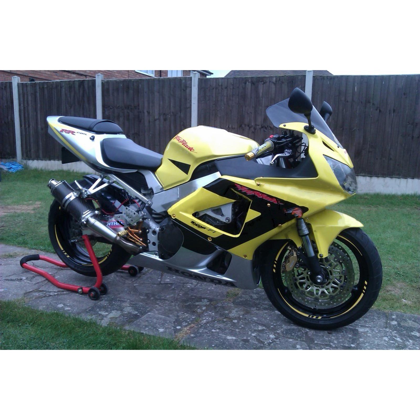 2000-2001 Honda CBR929RR AMOTOPART INJECTION KIT CAURING BORDOWWORD PLASTIQUE ABS # 113