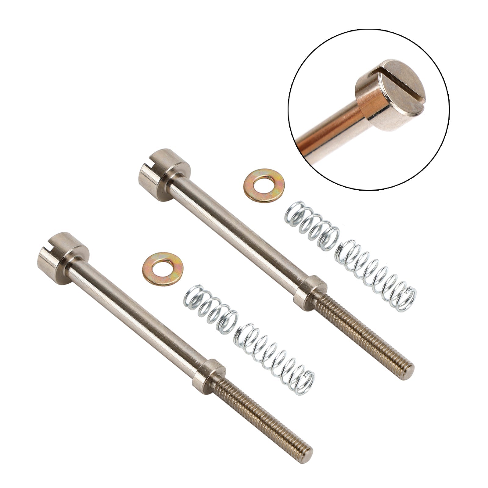 2x Carburador Reconstrução Kit de parafuso Idle parafuso ajuste para 90-06 Big Twin 27006-88