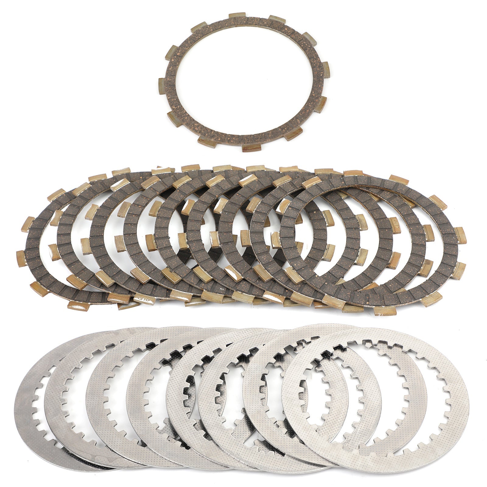 Kopplingssats stål & Friktionsplattor för Suzuki GV1200GL F/F2 Madura 1200 85-1986 Generisk