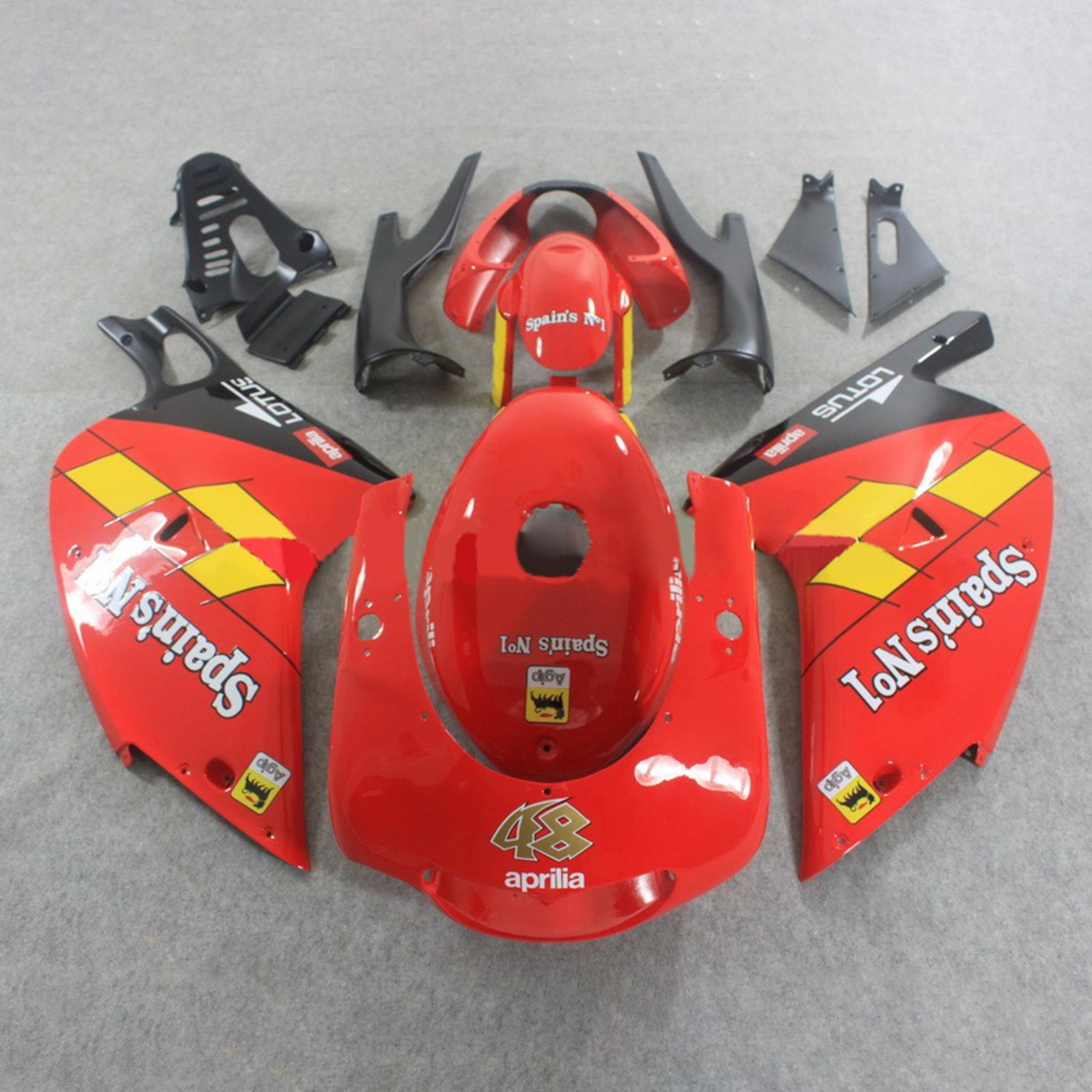 2000-2005 Aprilia RS125 Amotopart injectiekuipset carrosserie kunststof ABS #102