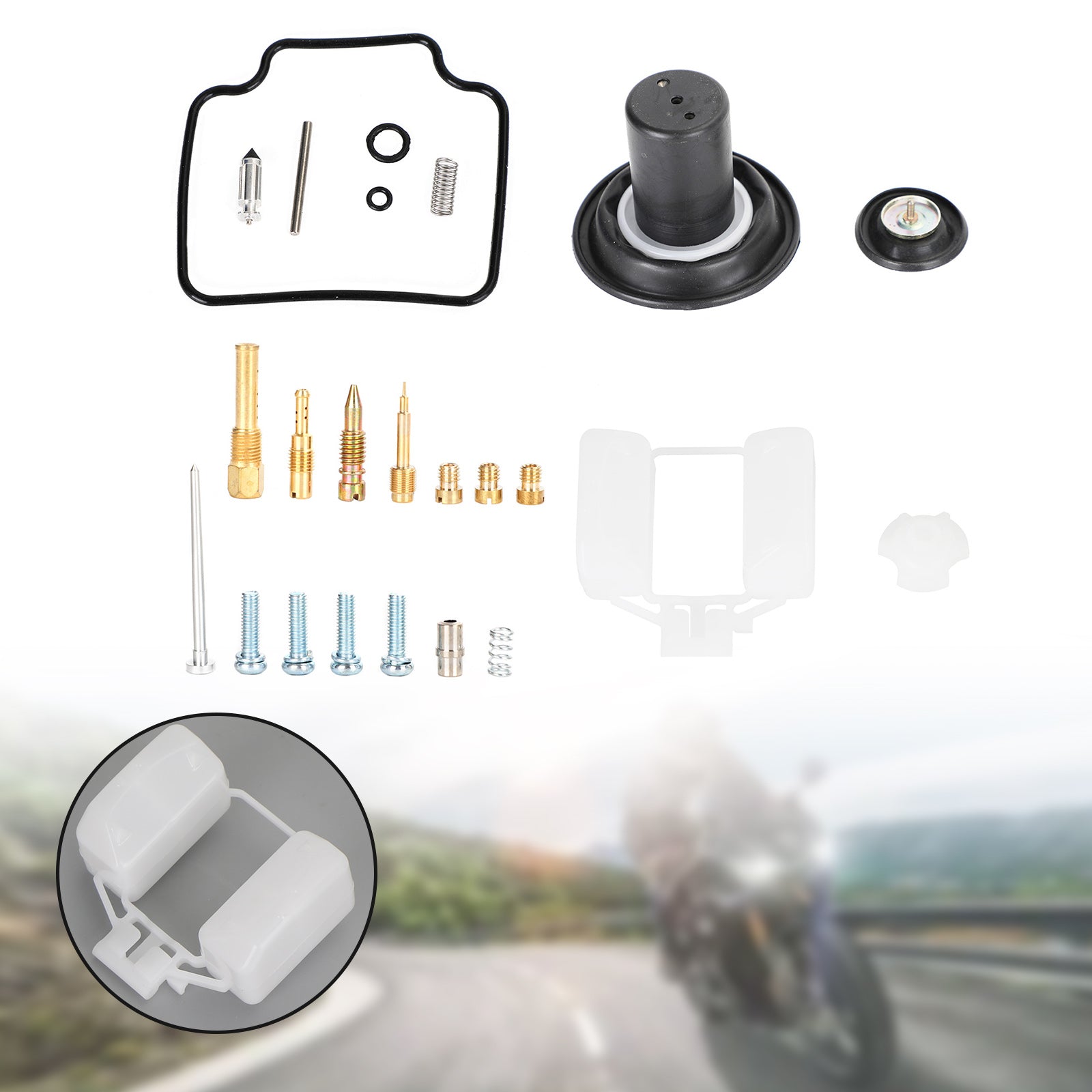 Forgasserkarbohydrater ombyggingssett Fit for Honda CN/CH250 Helix/Fusion 250 Big Ship22 Generic