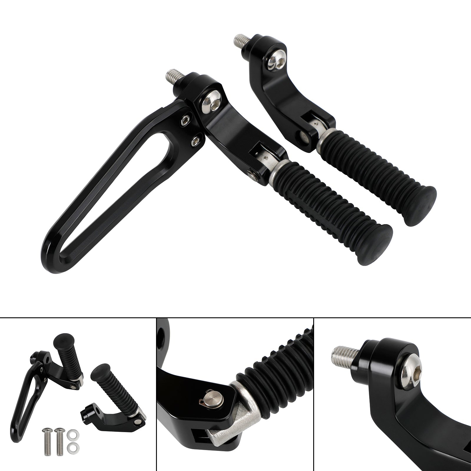 BMW R18 2020-2022 Kit de montaje de estriberas de pasajero con pedal de reposapiés trasero