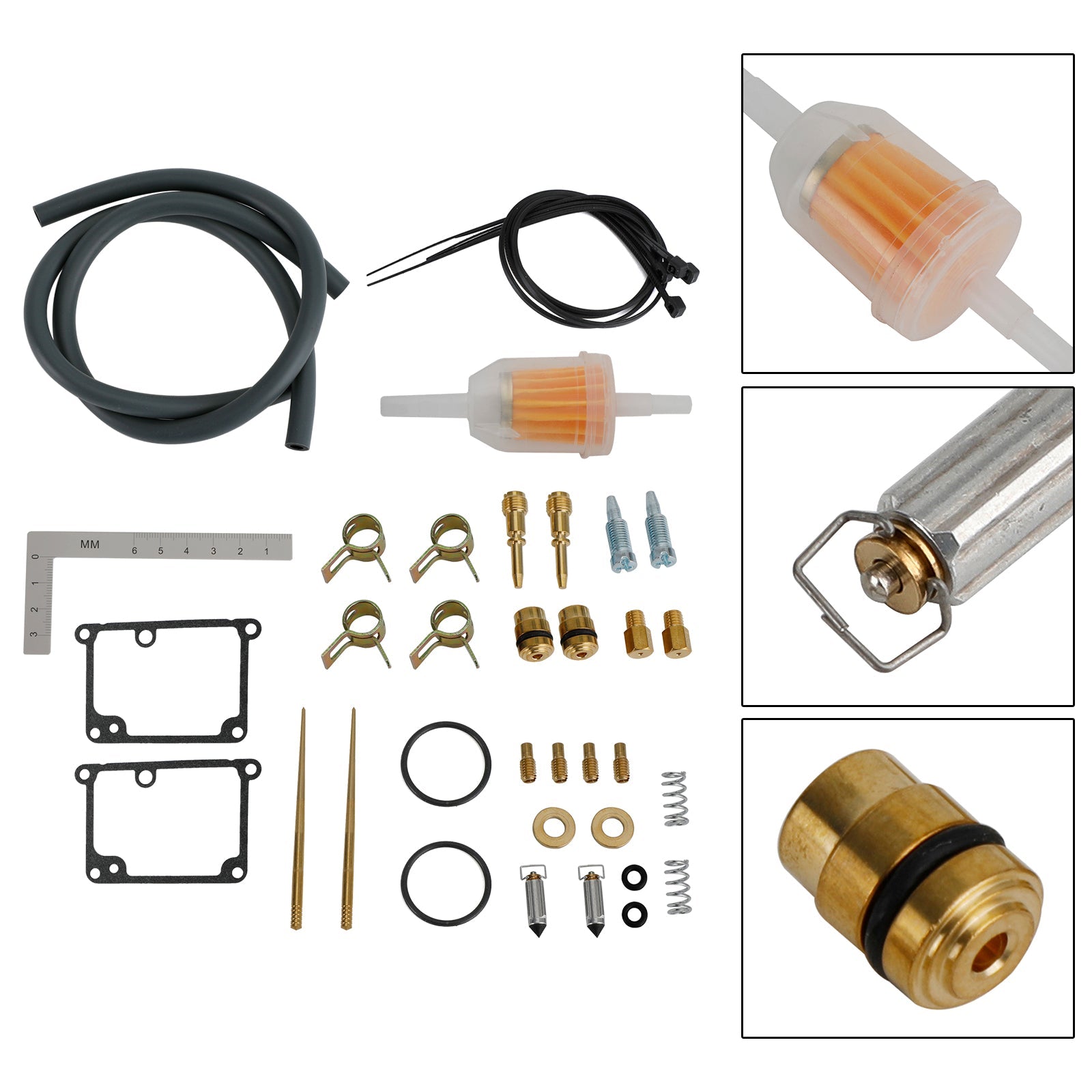 Yamaha Banshee 350 YFZ350 1988-2006 Kit de reparo de reconstrução do carburador