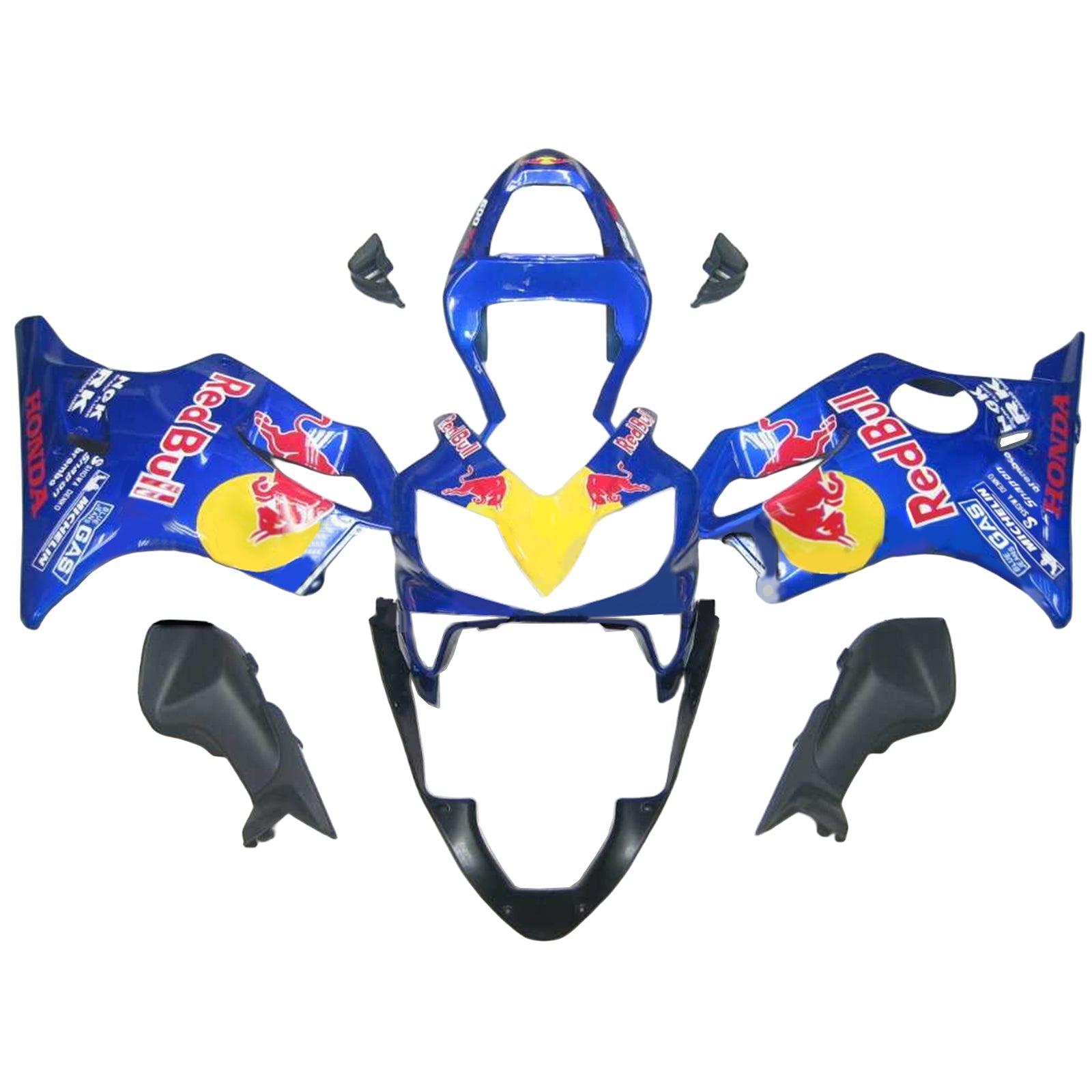 2001-2003 Honda CBR600 F4i vstrekovanie Kit Kopywork Plast ABS #101