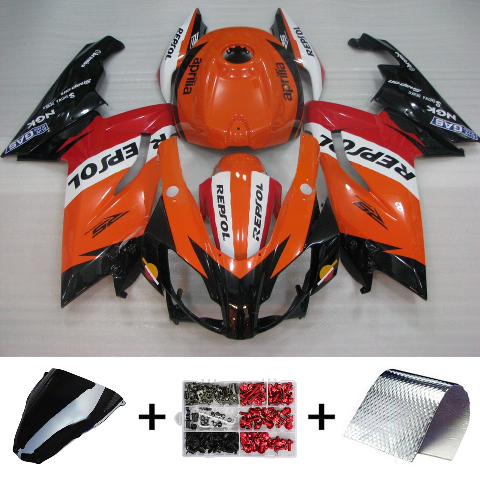 2006-2011 Aprilia Rs125 Amotopart Injection Fairing Kit Bodywork Plastic ABS #115