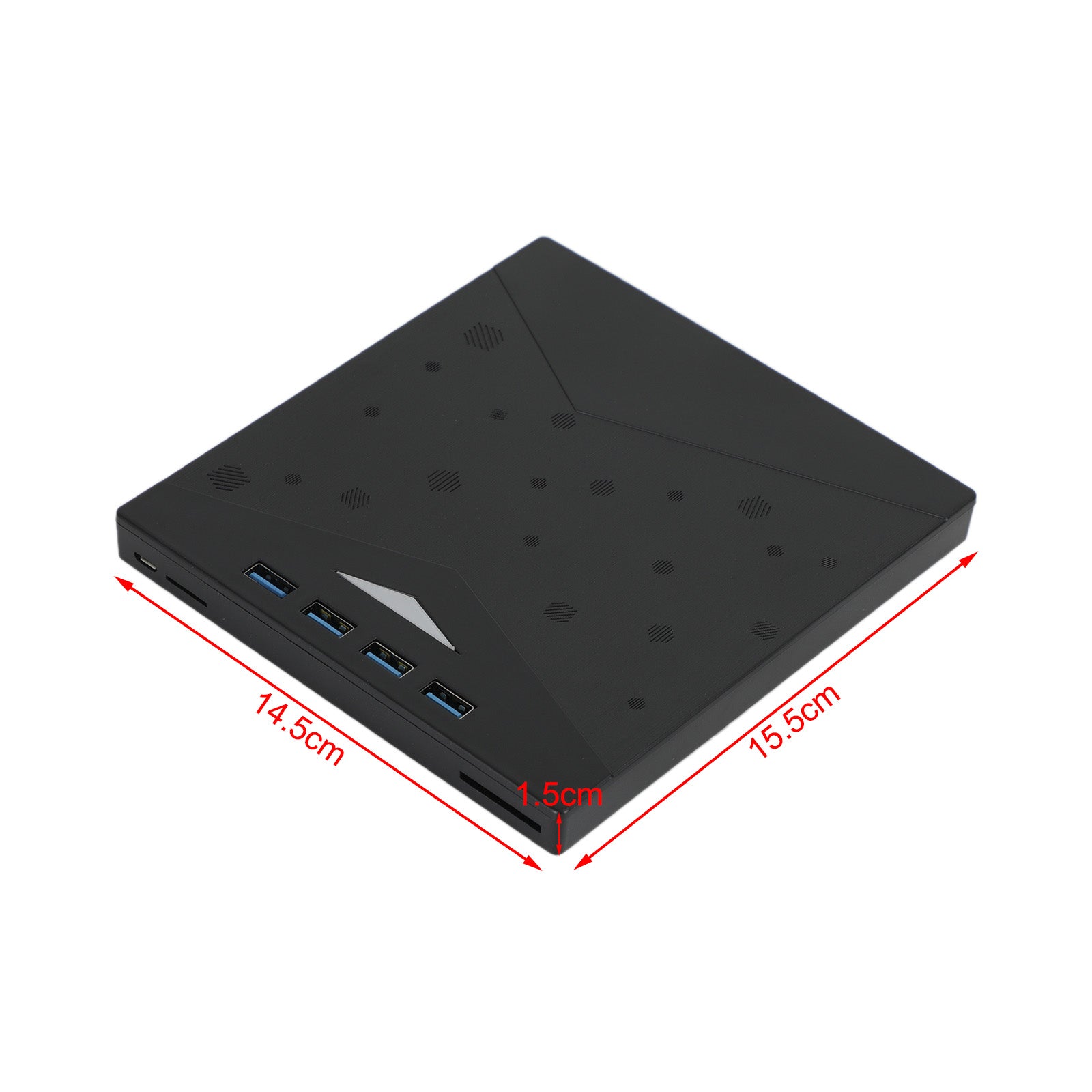 Extern CD/DVD-enhet för bärbar dator 7 i 1 USB 3.0 DVD Player Portable 7 i 1 Extern CD/DVD-brännare Drive USB 3.0 Typ-C Type A CD-Rom Laptop