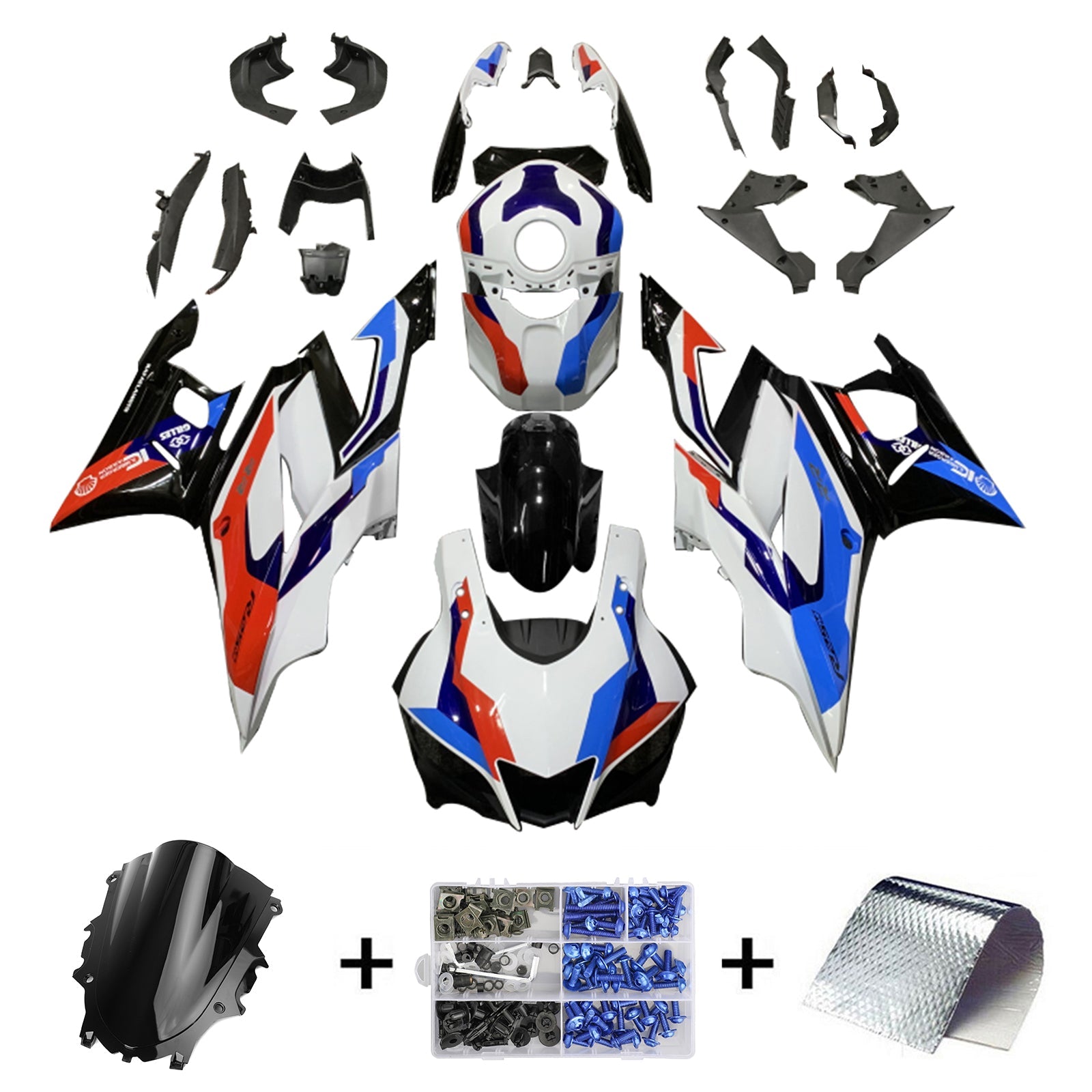 Kit de carénage Yamaha YZF-R3 R25 2019-2021, carrosserie en plastique ABS