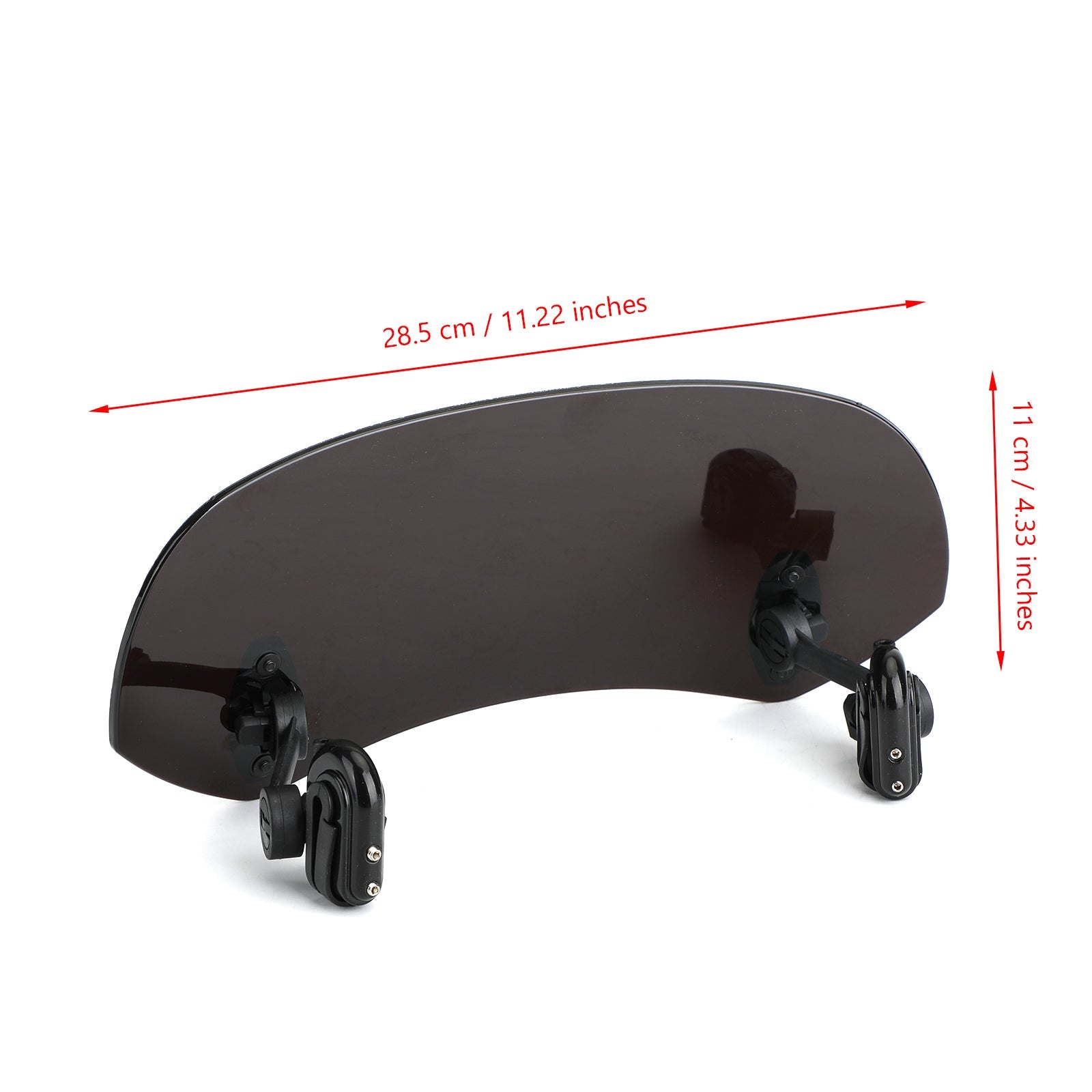 Extension de pare-brise à Clip réglable pour moto, déflecteur de vent