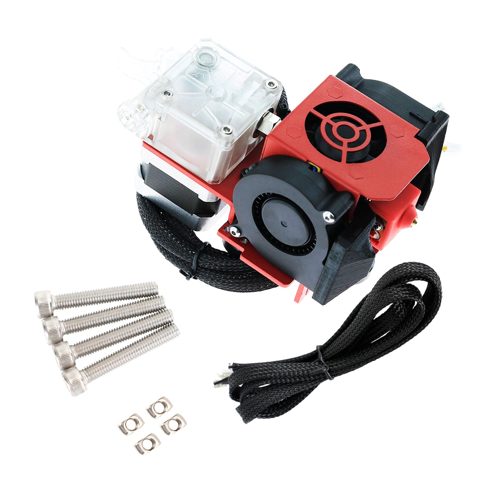 Extrusora transparente mejorada Extrusora de accionamiento directo para ENDER3 Aquila 24V