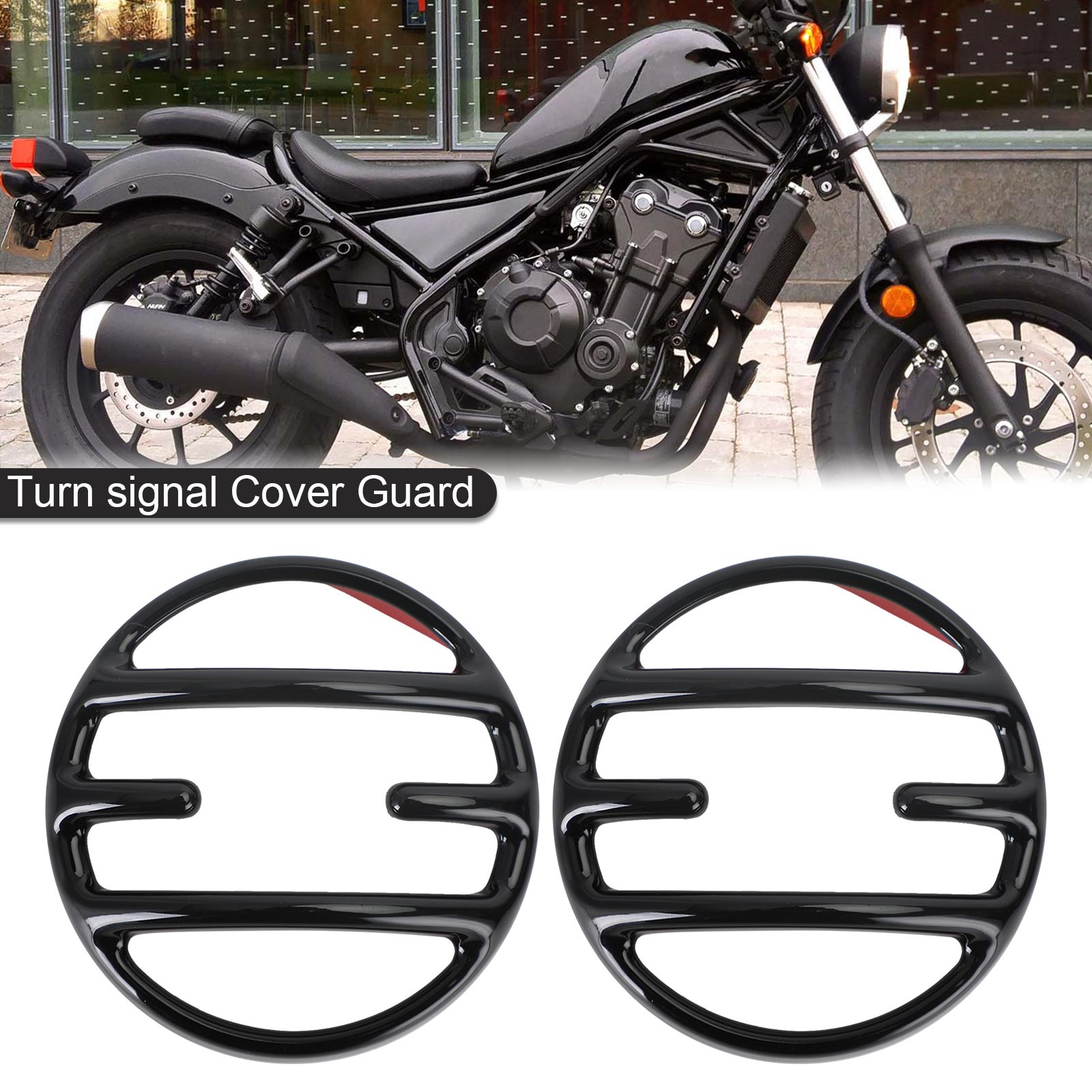 Protector de cubierta de luz de señal indicadora ABS para Honda Rebel CMX 300 500 2017-2021 genérico