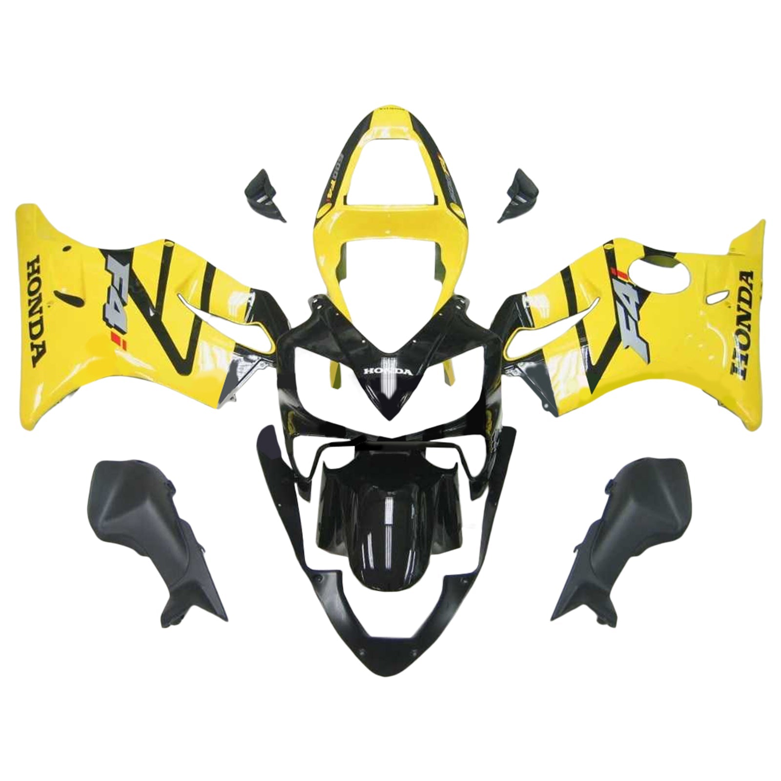 2001-2003 Honda CBR600 F4i vstrekovanie Kit Kadywork Plastic ABS #109