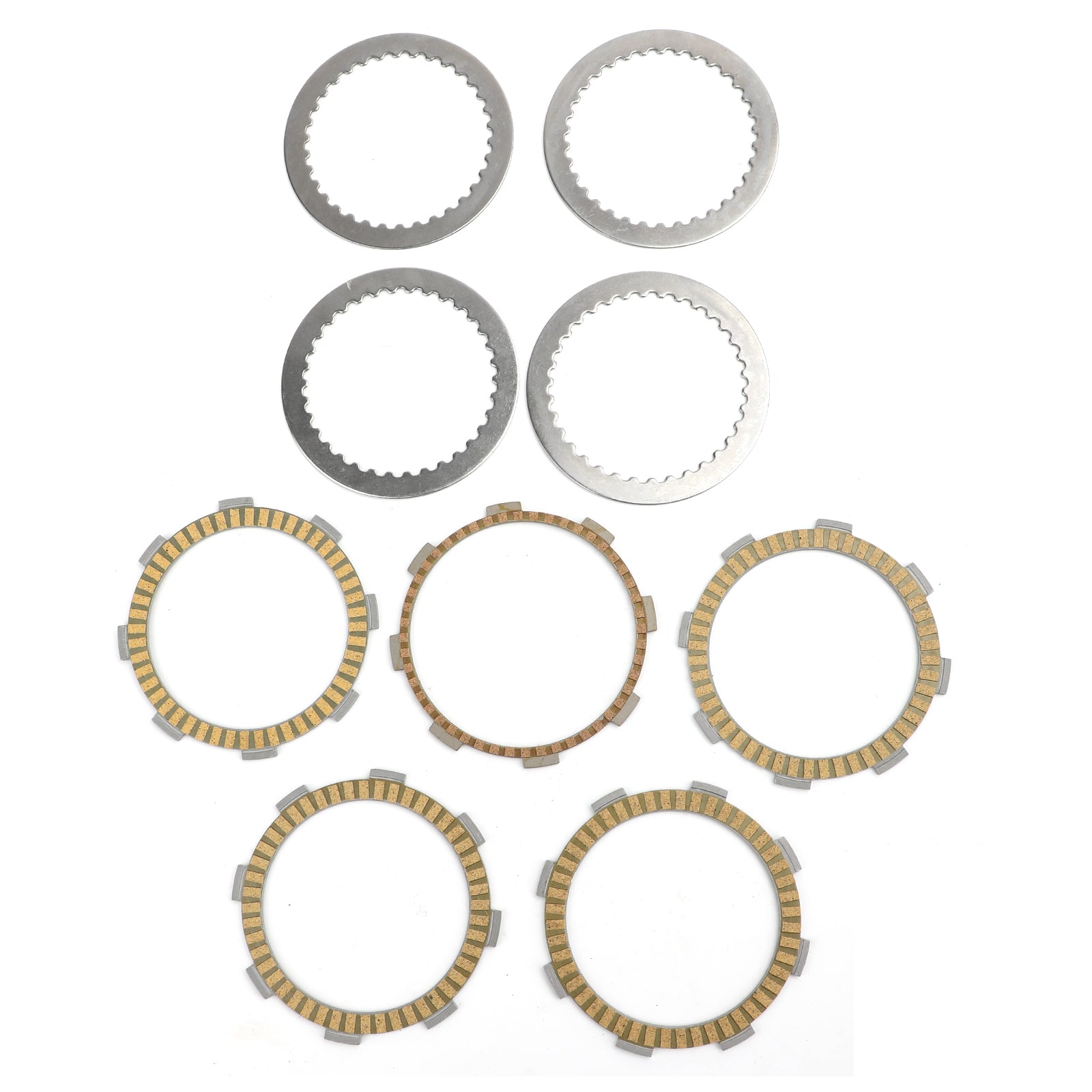 Kopplingssats stål & Friktionsplattor passar för Honda CBR125R CBR125 CBR150R TA200 Generisk