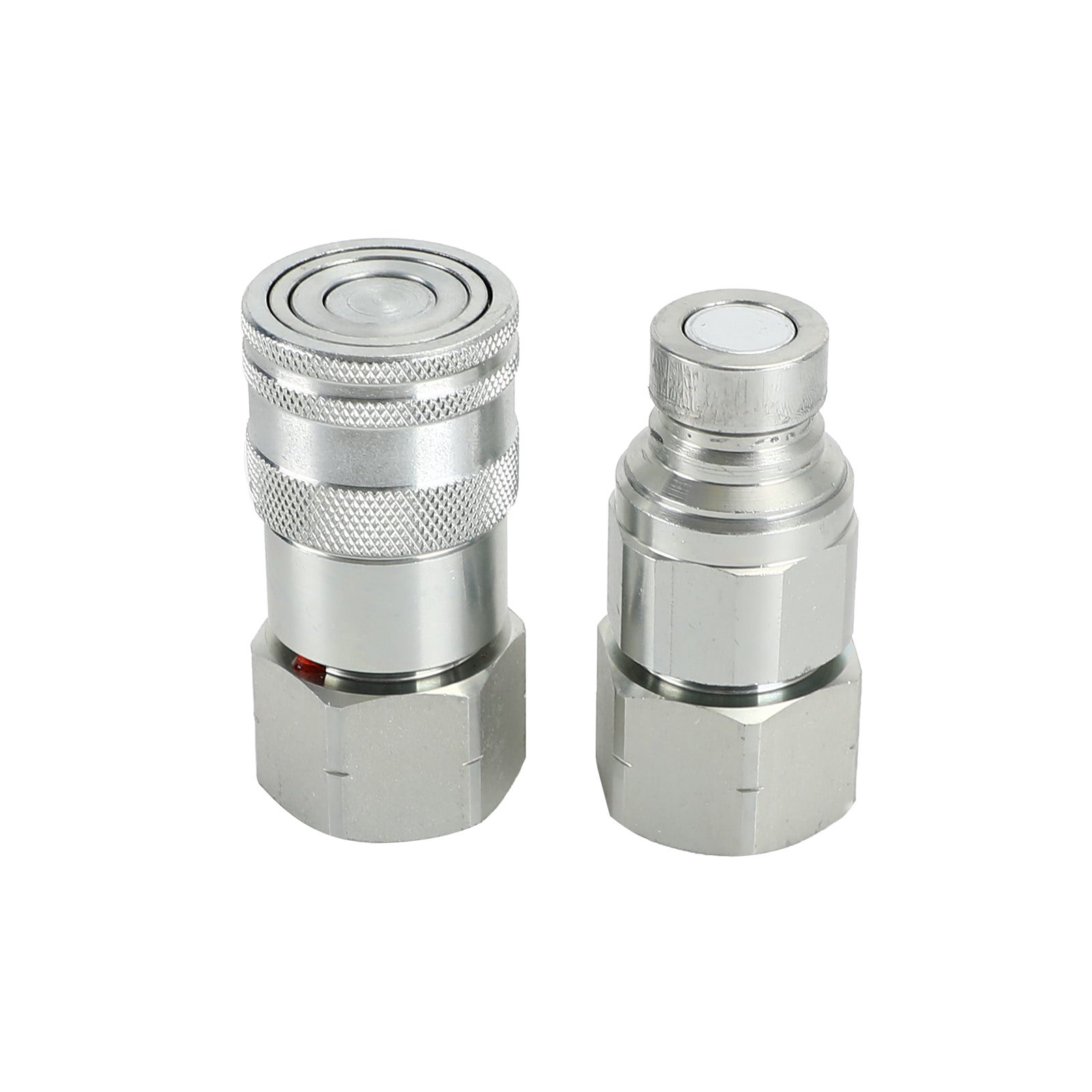 3/4" NPT-paar hydraulische snelkoppeling met vlakke voorkant voor skid-steer voor Bobcat ISO 16028