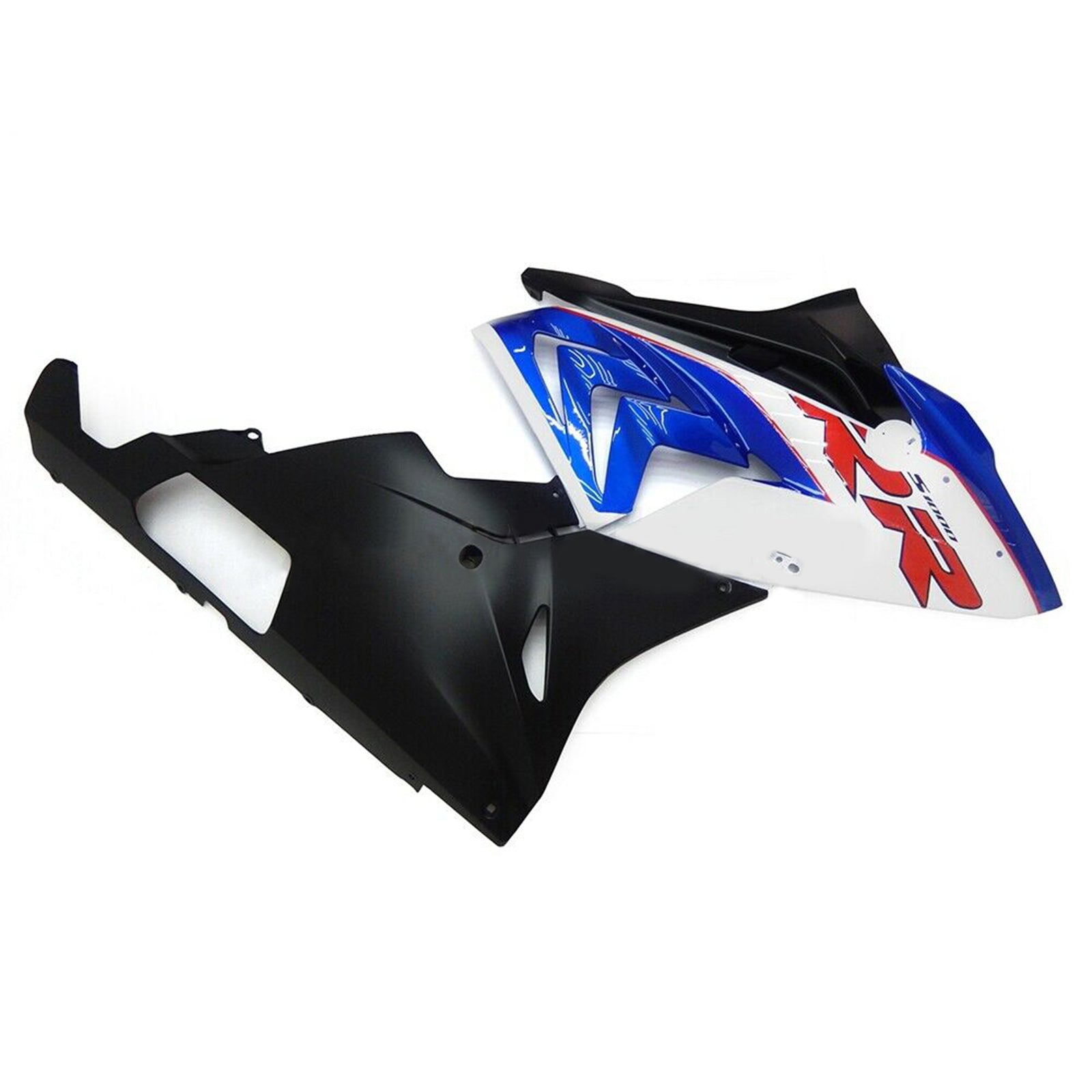 2015-2016 BMW S1000RR AMOTOPART Injeção de injeção kit de carniça de carpintaria plástica ABS AZUL BRANCO PARA