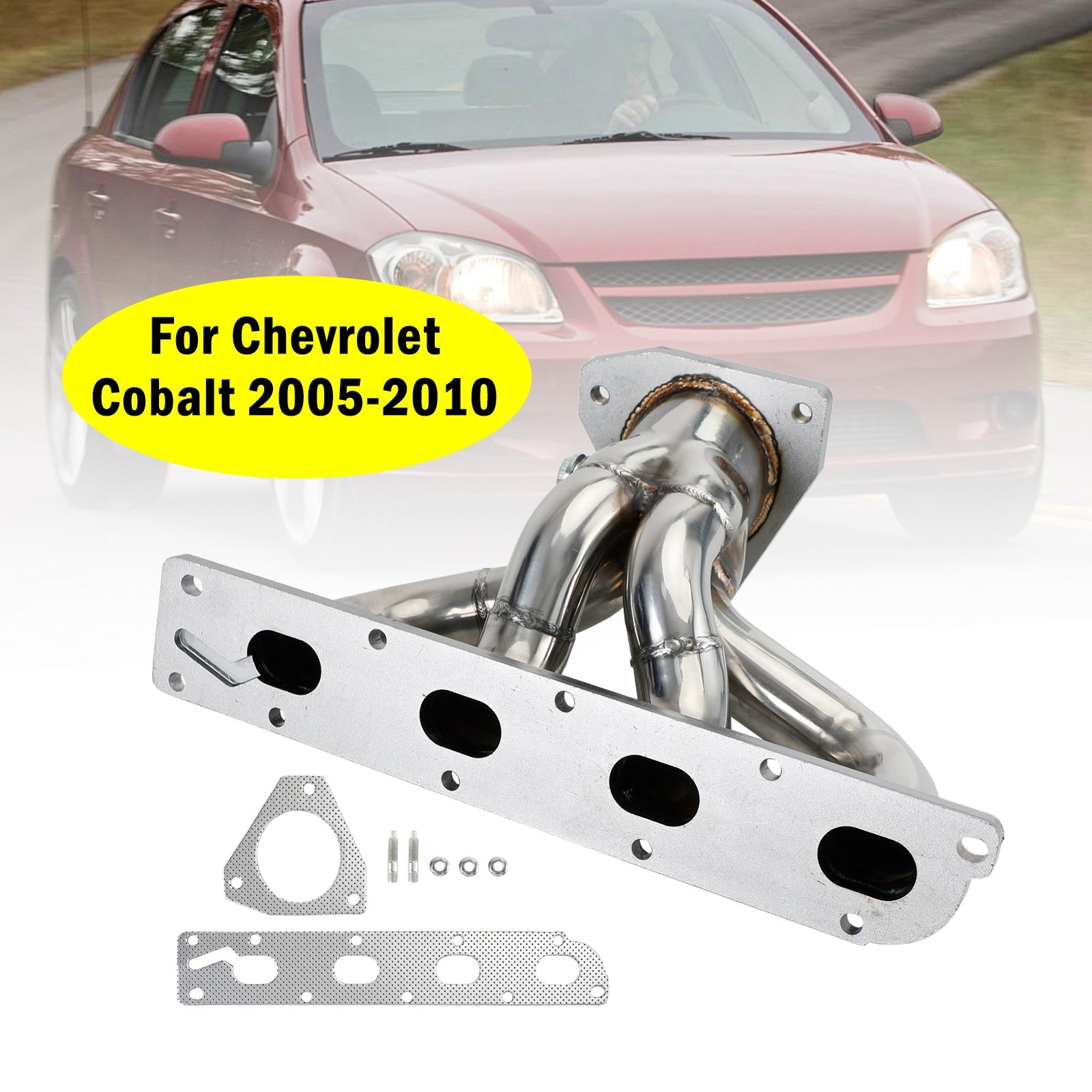 En-tête d'échappement en acier inoxydable de Chevrolet Cobrolet 2005-2010
