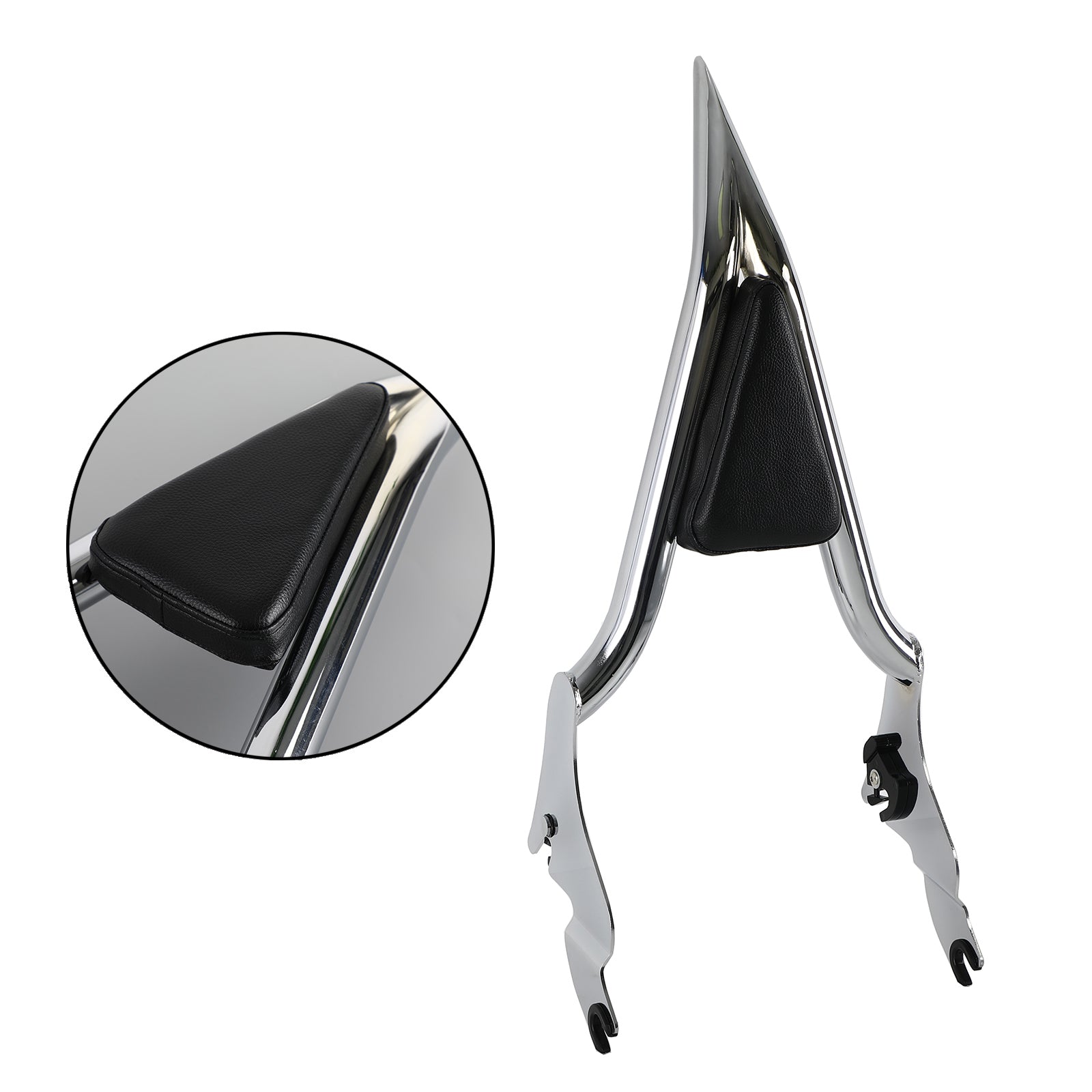 Chrome BackRest Sissy Bar pre CVO Road Glide Street Road King 2009-2023