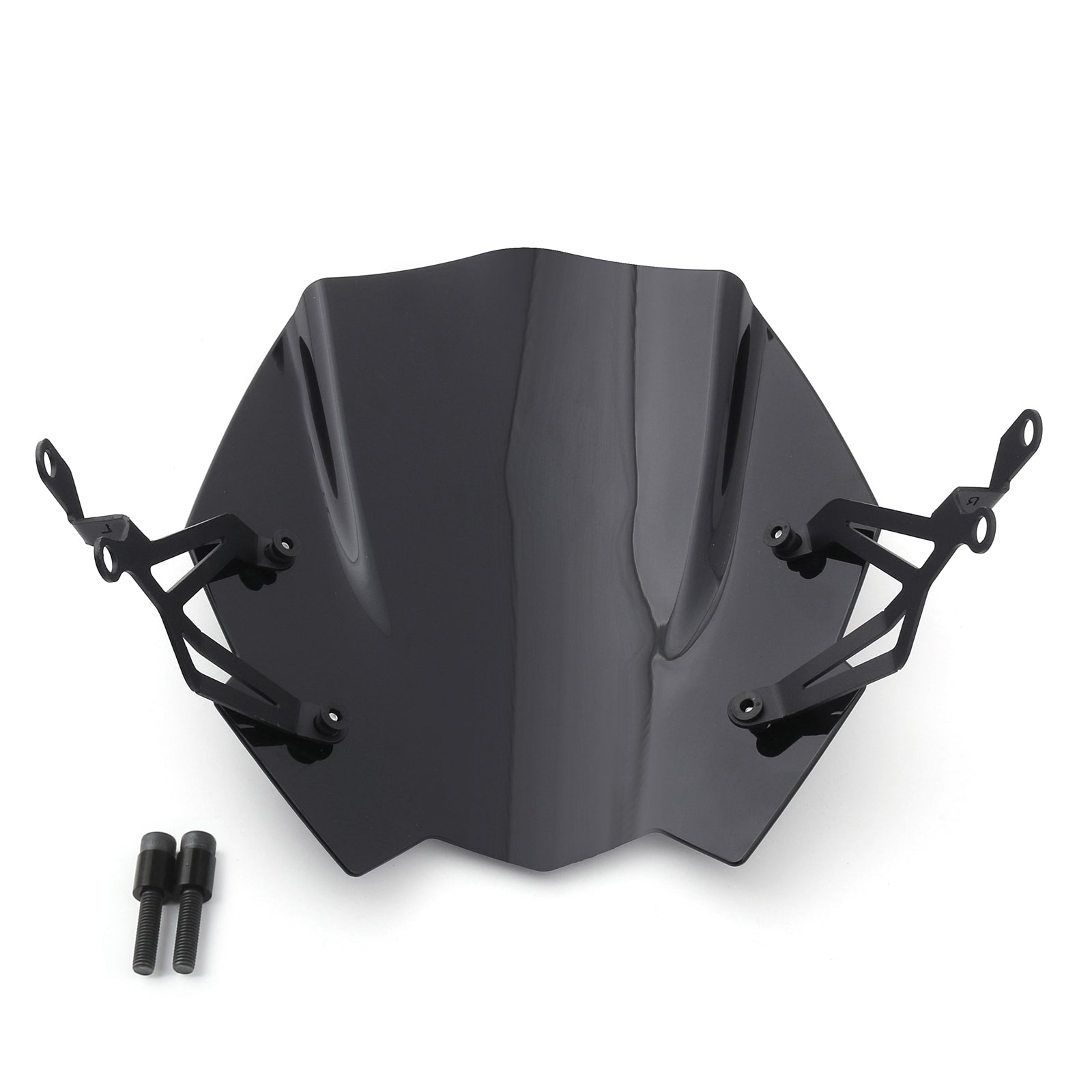 2017-2018 BMW G310R Motobike ABS Plastické čelné sklo Černé sklo čierne generické generické