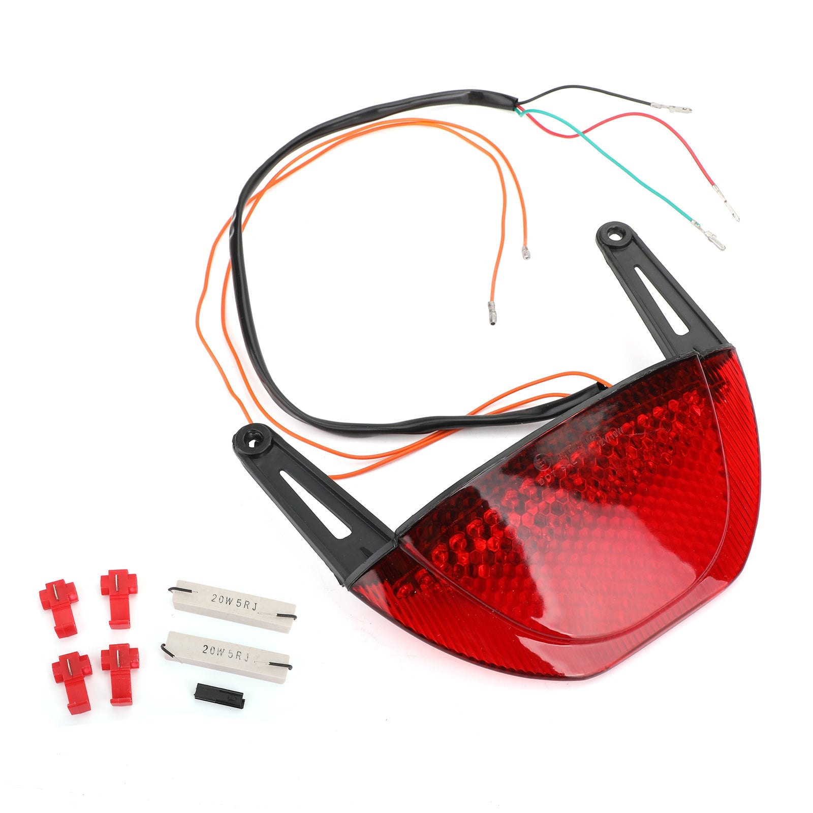 Motocykel zadná brzda Turn Signals Taillight pre Honda CBR 600RR 2007-2012 Red Generic