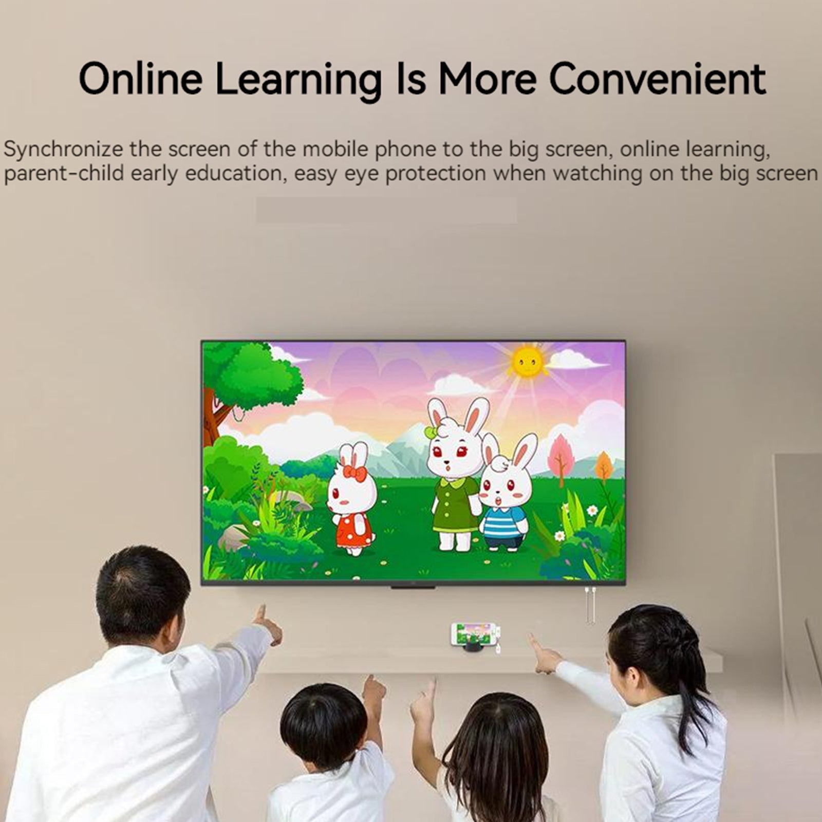 Récepteur d'émetteur vidéo d'extenseur HDMI Type-C 50m 50m pour le téléphone PC à la télévision