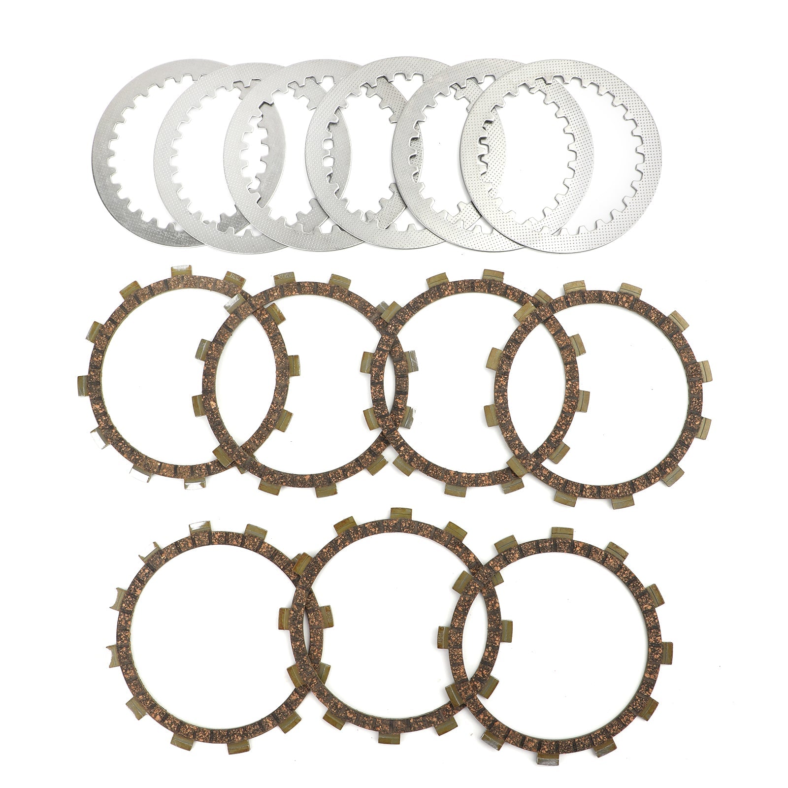 Koppelingsset staal & Wrijvingsplaten geschikt voor Yamaha TT350A TT350 XT350 BW350 Algemeen