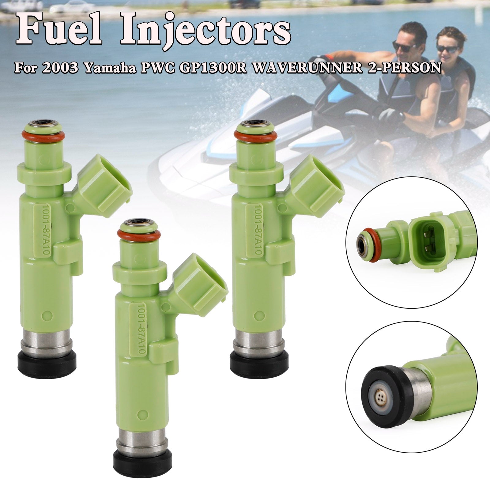 2003-2008 Yamaha GP1300R Brandstofinjector Montage 60T-13761-00-00 3PCS