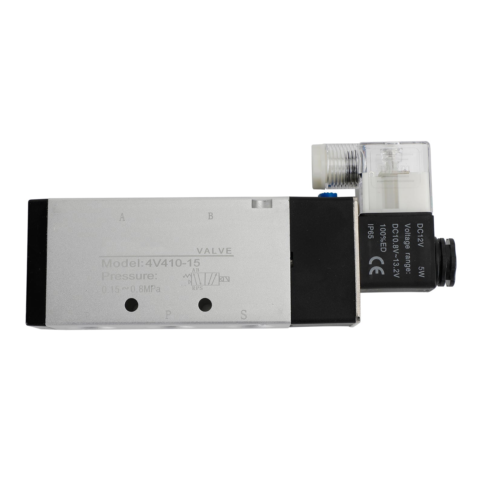 Pneumatische elektrische solenoïde luchtklep 4V310-10 DC 12V 2 posities 5-weg PT 1/2"