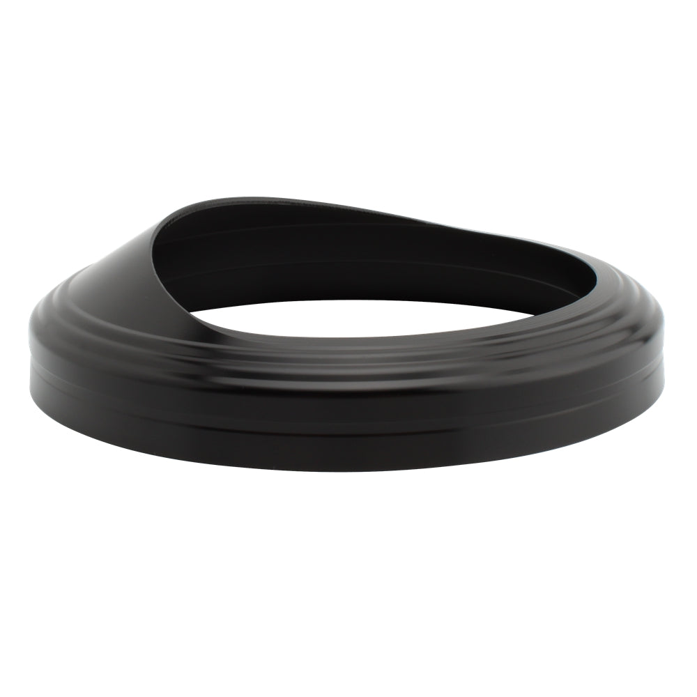 5" Snelheidsmeterbehuizing Toerentellerdekselbescherming voor Glide Softail Fat Boy Fxst Zilver