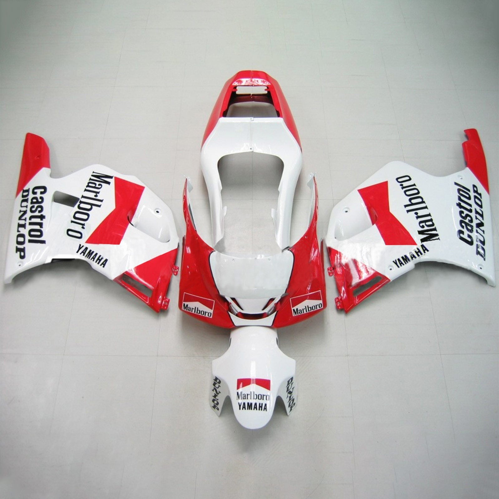 1991-1994 YAMAHA TZR 250 AMOTOPART Vstrekovacia kapotážová súprava KODELING PLASTA ABS #102