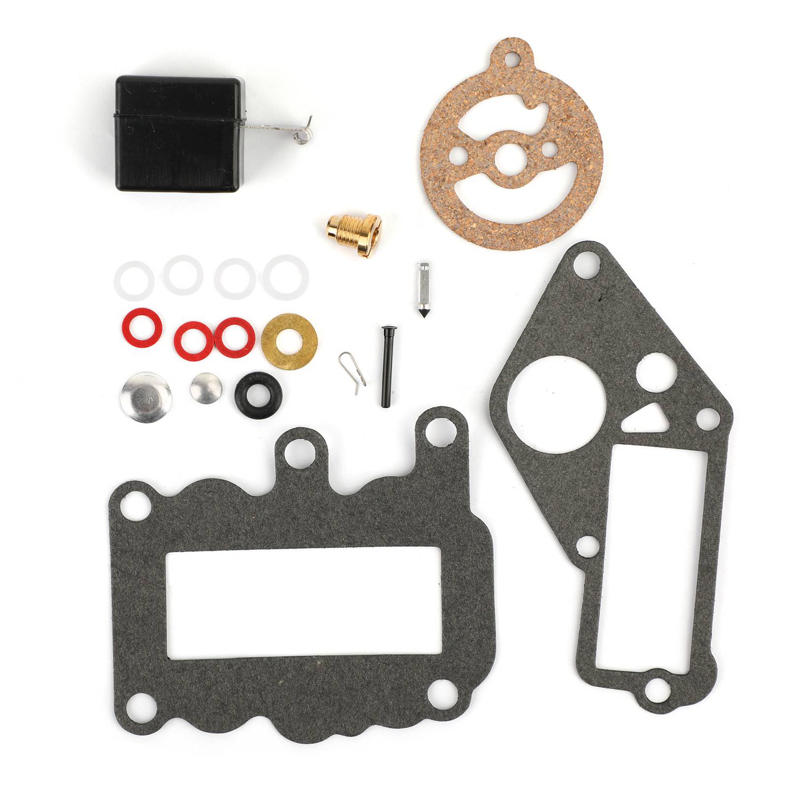 Areyourshop Carburador Carb Kit Reconstrução para Johnson Evinrude 1964-1973 9,5 HP 382048 765630