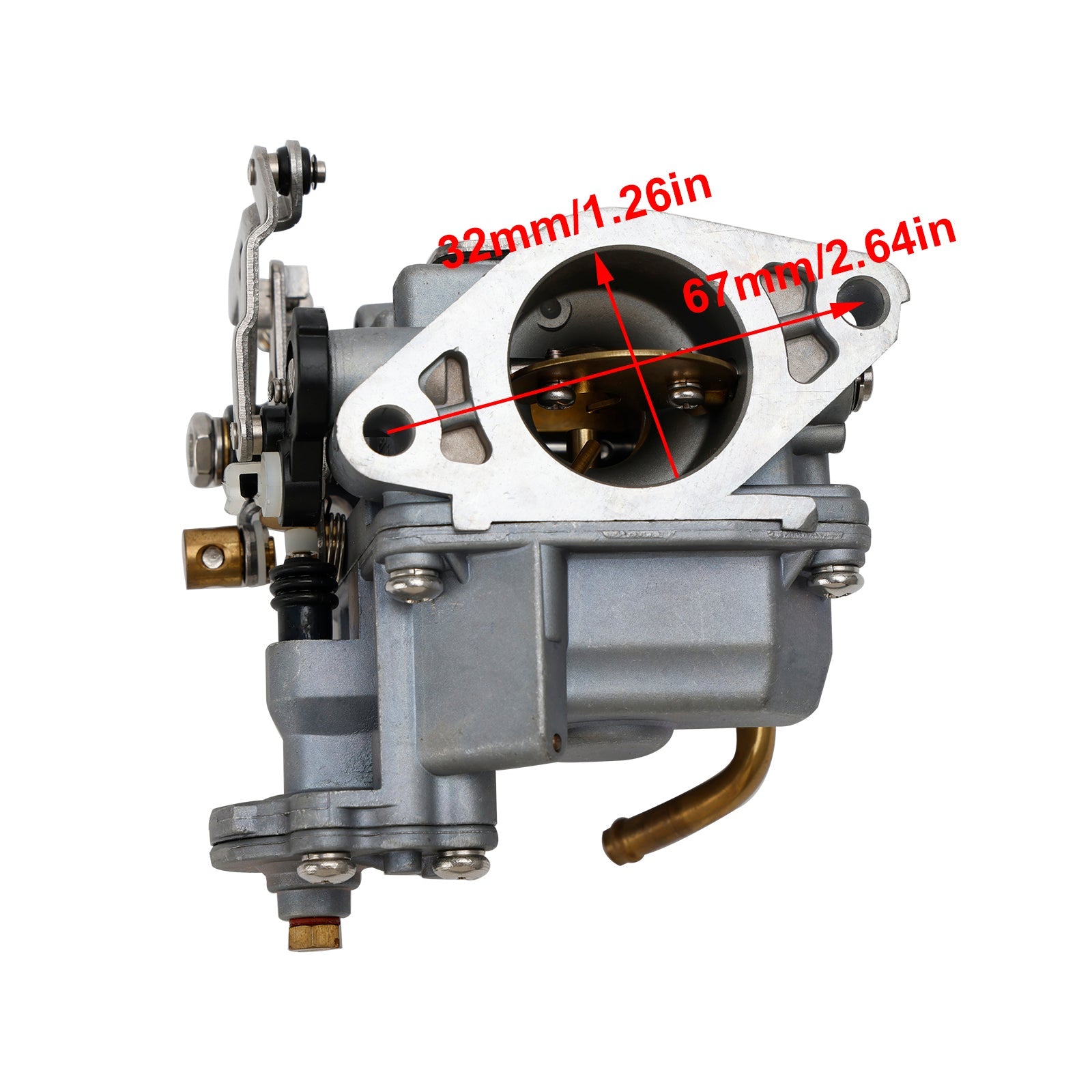 Forgasser karbohydrater passform for tohatsu Mercury 4 Stroke 9.8HP påhengsmotor 3DP-03100-2