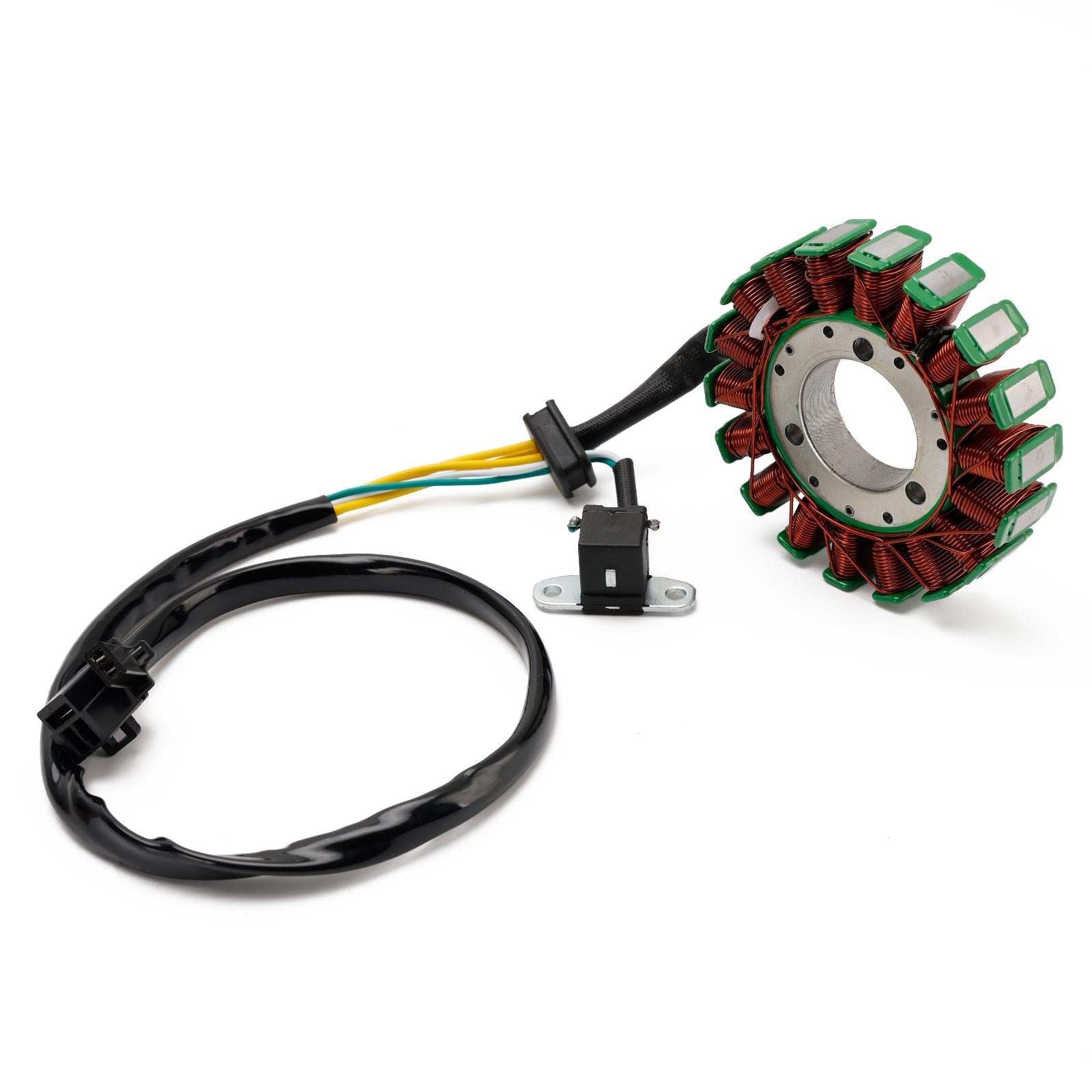Magneto Stator + spännings likriktare + packning för Cagiva Raptor 650 IE 2006