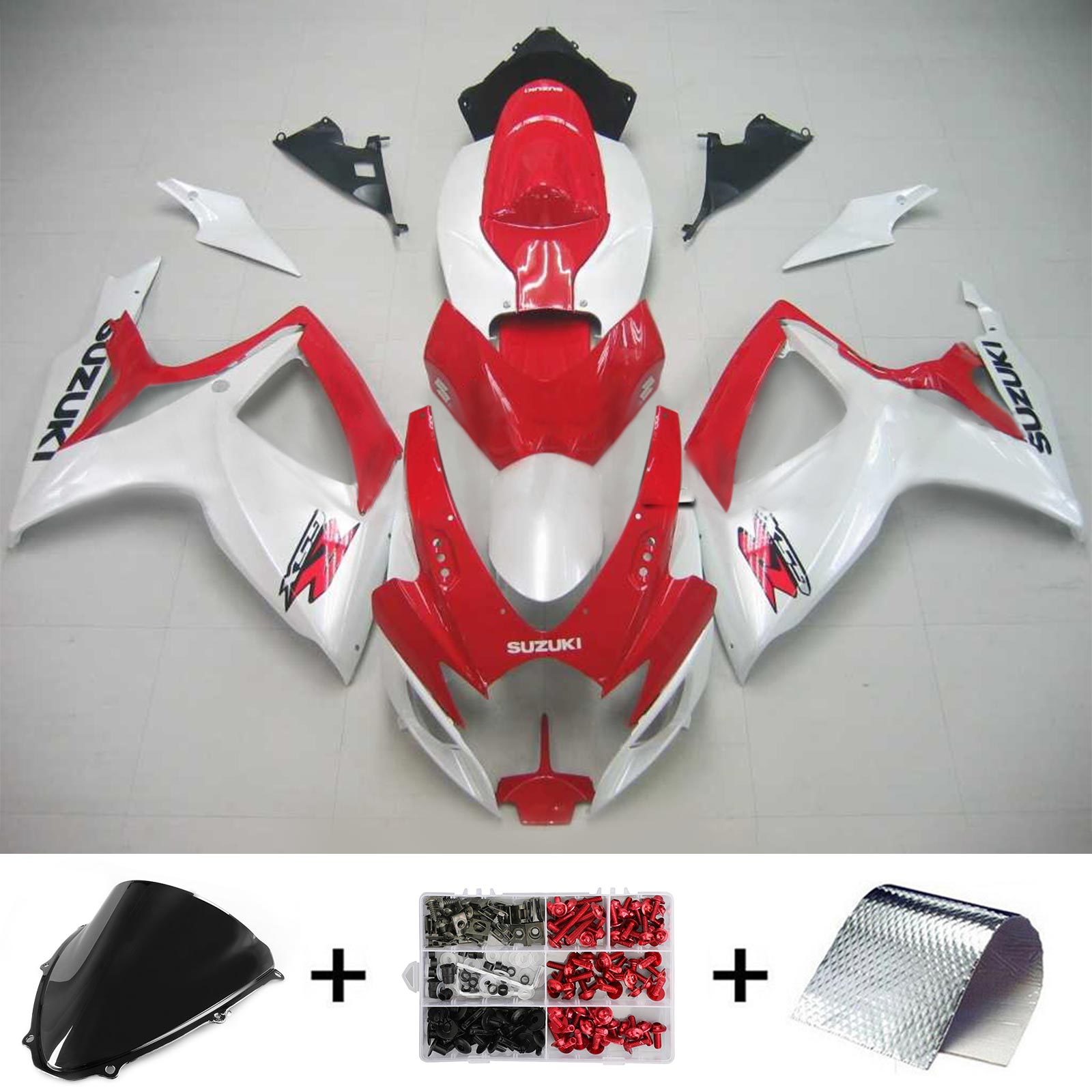 2006-2007 Suzuki GSXR 600/750 K6 Amotopart Kit de carenado de inyección Carrocería Plástico ABS # 162