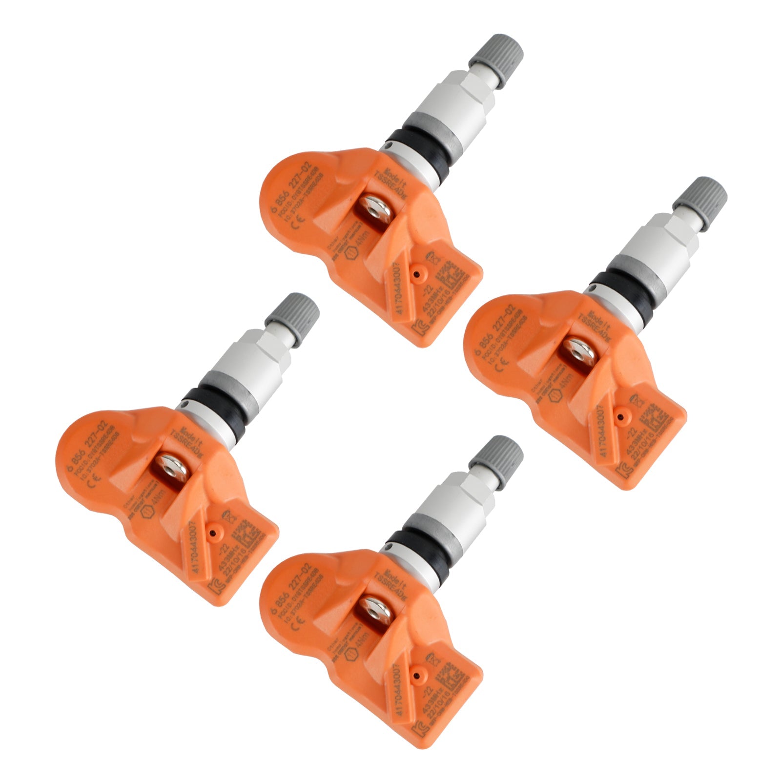 6856227 BMW 5/6/7-serie F10 F11 F12 F01 F02 X3 F25 4 stuks Nieuwe TPM-sensoren