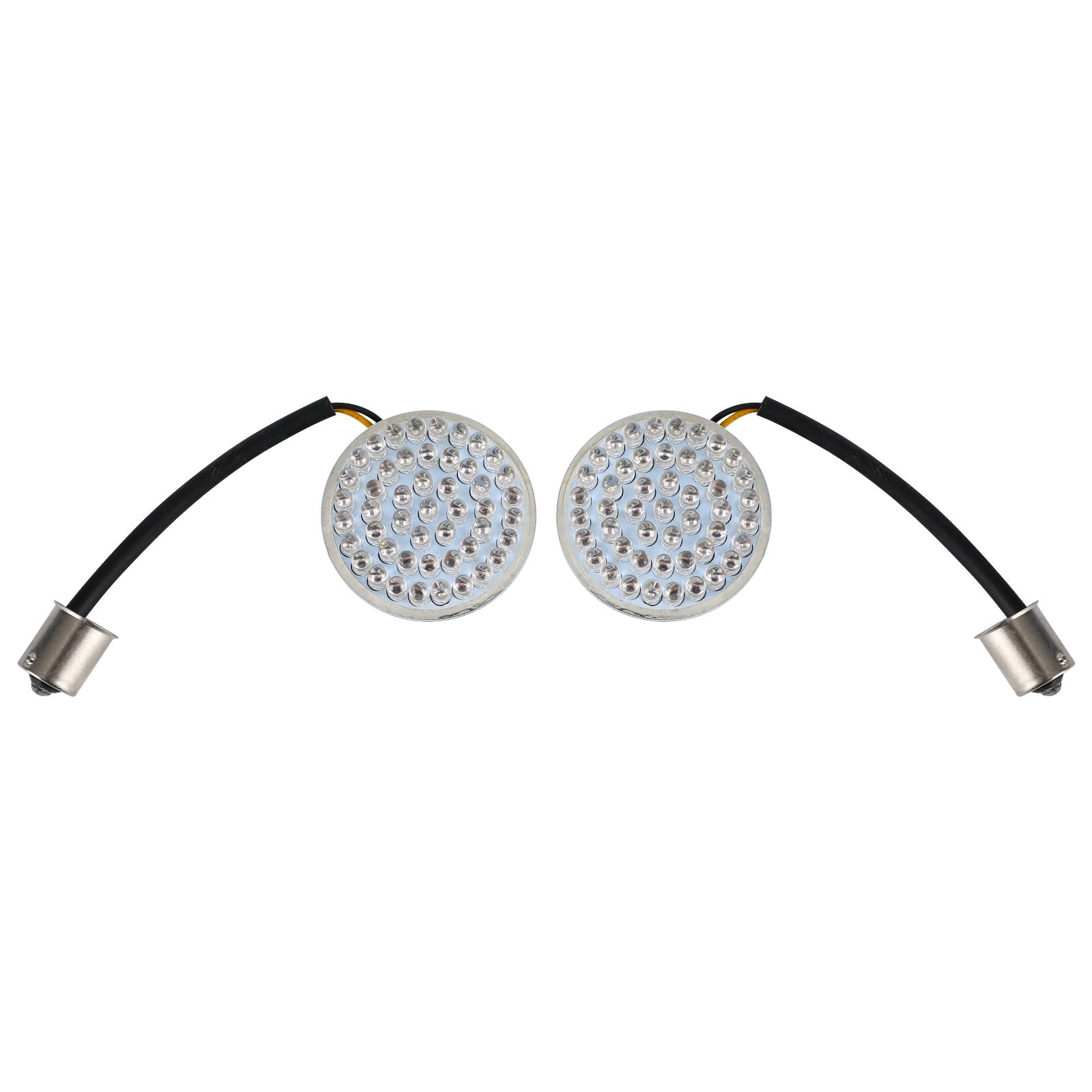 1156 Luces LED traseras de inserción de señal de giro para Dyna Touring Street Road Glide 883 ámbar
