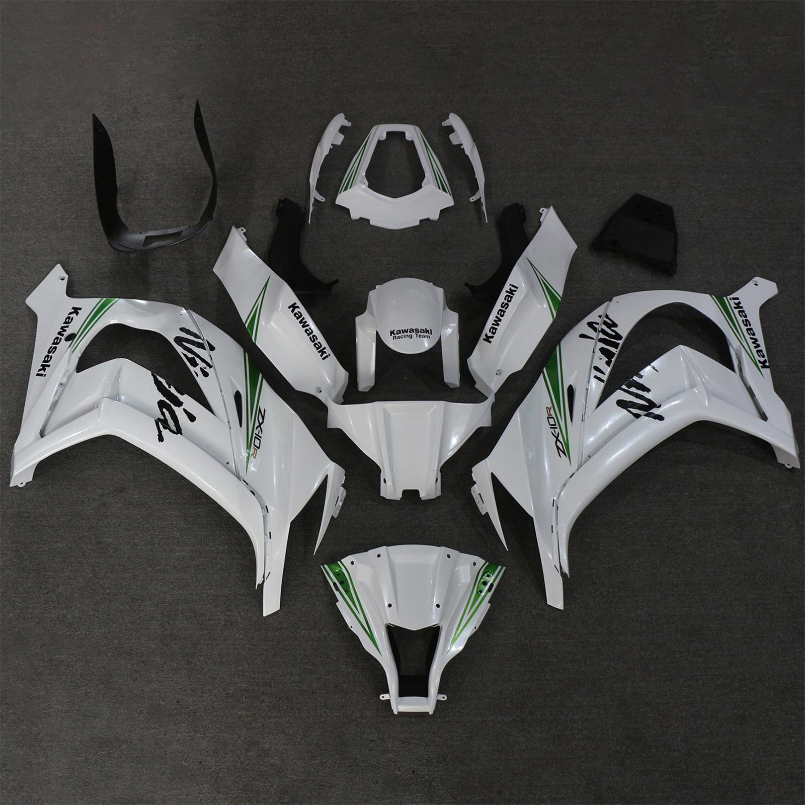 2011-2015 Kawasaki ZX10r Kit de carénage Kit de carrosserie en plastique Abs