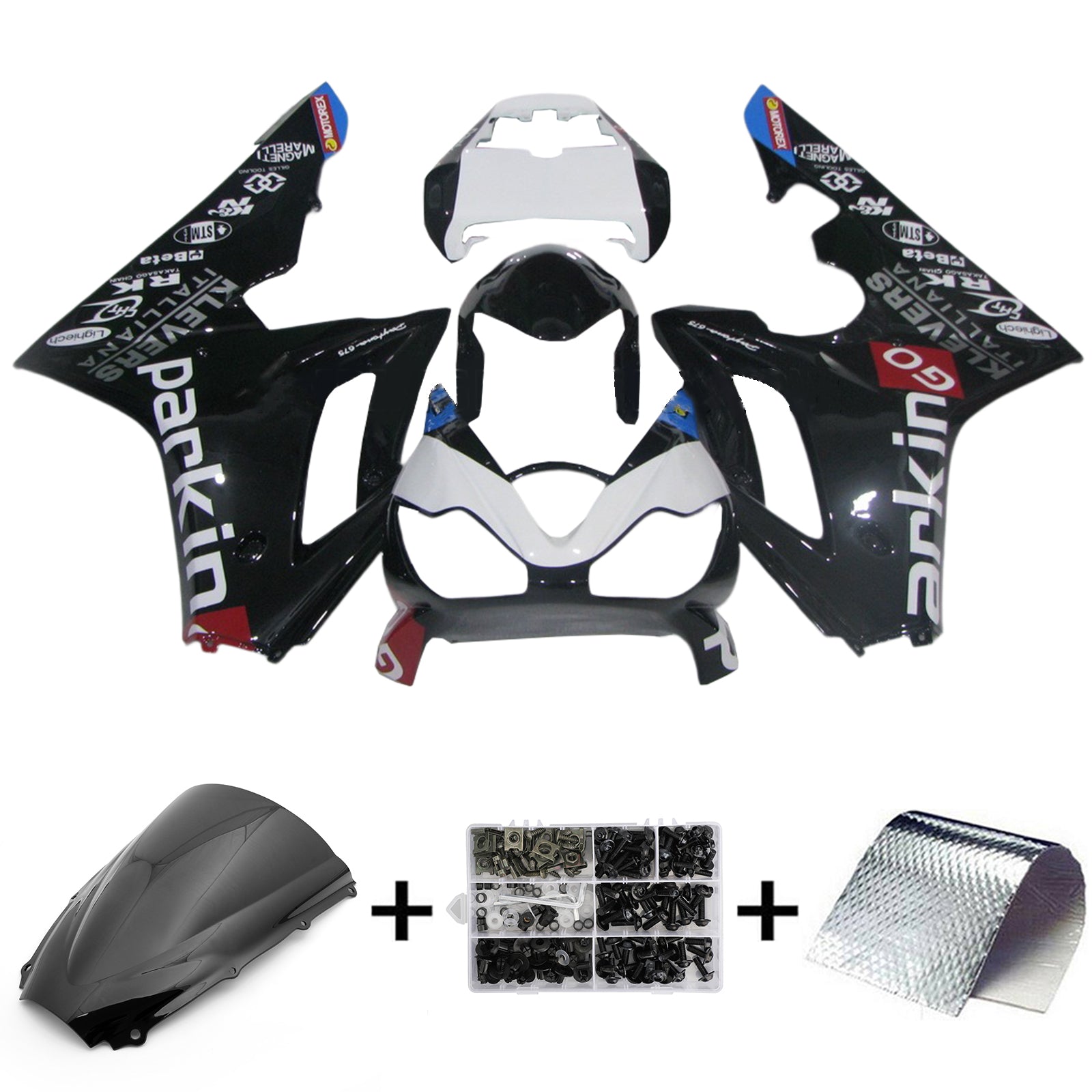 2006-2008 Triumph Daytona 675 Kit de carénage kit de carrosserie en plastique Abs