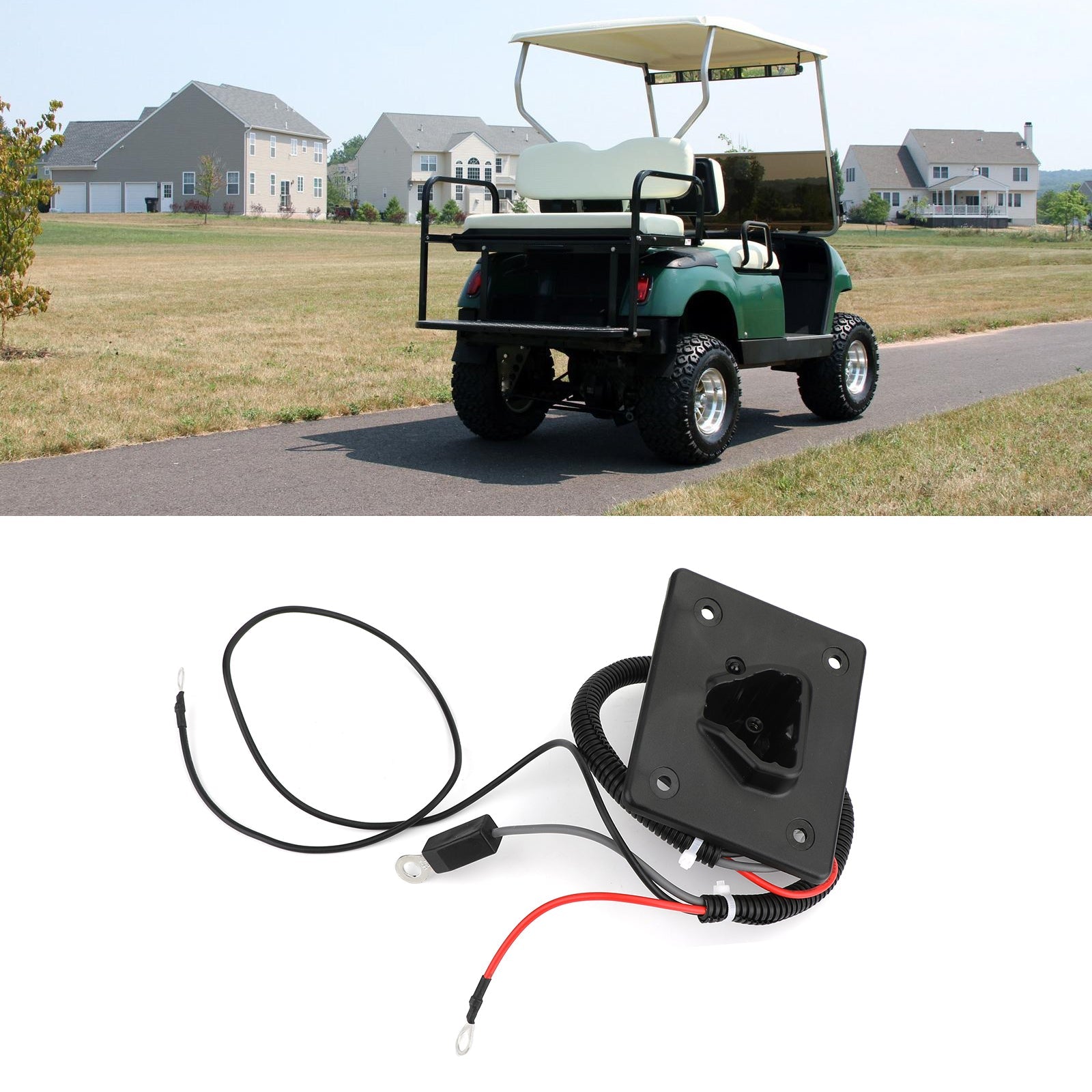 48V Delta-Q-opladeraansluiting voor EZGO RXV/TXT-golfkarretjes 2008-up OEM 602529 Generiek