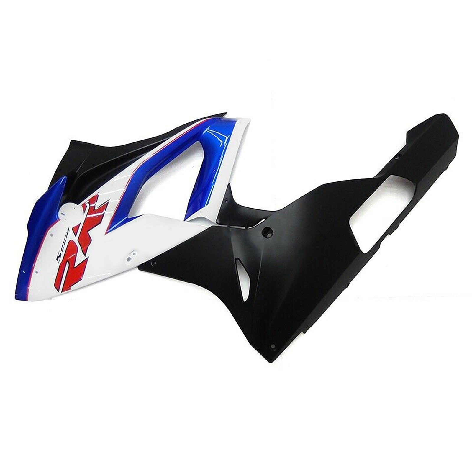 2015-2016 BMW S1000RR AMOTOPART Injeção de injeção kit de carniça de carpintaria plástica ABS AZUL BRANCO PARA