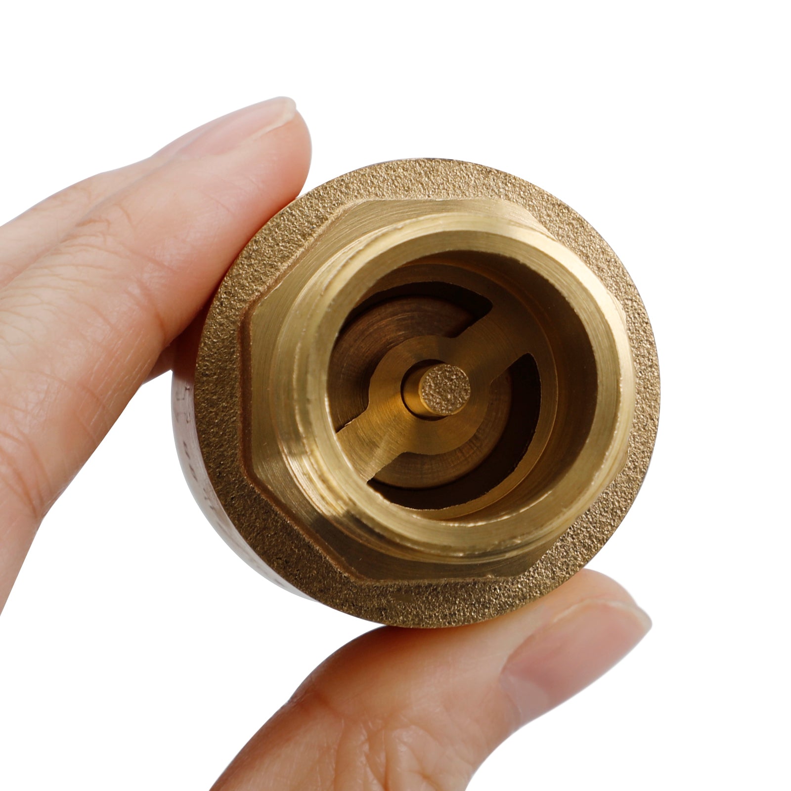 Válvula de retenção de latão G1/2" G3/4" G1" Prevenção de refluxo sem retorno com rosca M para F