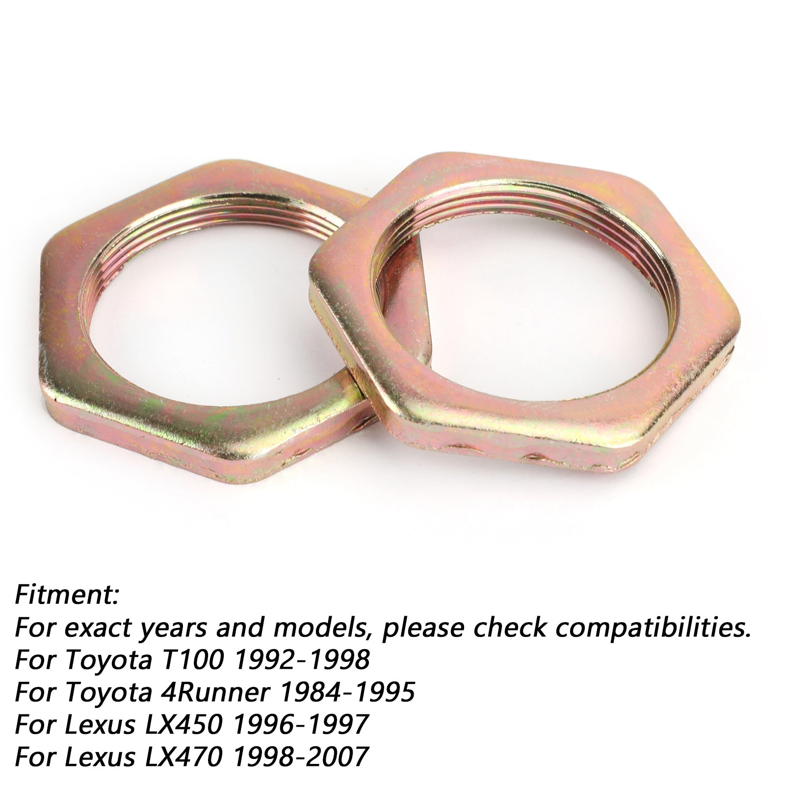 4352160011 Front Axle Hub Spindle Lock Nut Washer Kit 43521-60011 för Toyota Hiluxs Generic