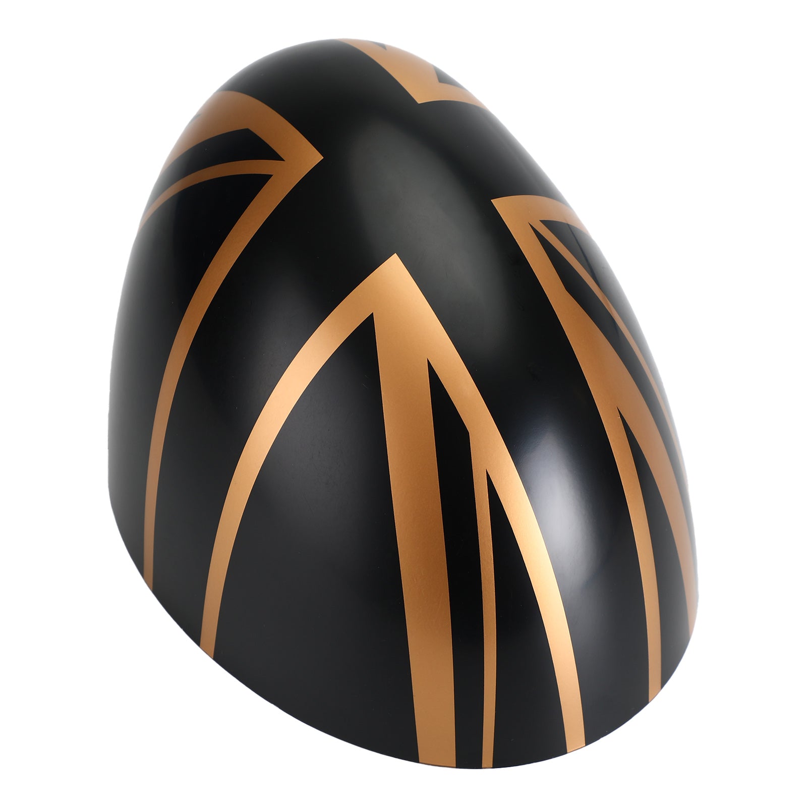 Britse vlag achteruitkijkspiegelafdekking voor MINI Cooper Hardtop F55 F56 zwart/goud