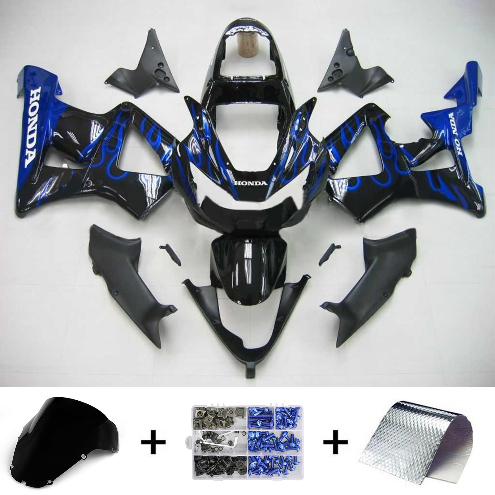 2000-2001 Honda CBR929RR AMOTOPART INJECTION CAURING Kit Bodywork Plastic Abs # 106